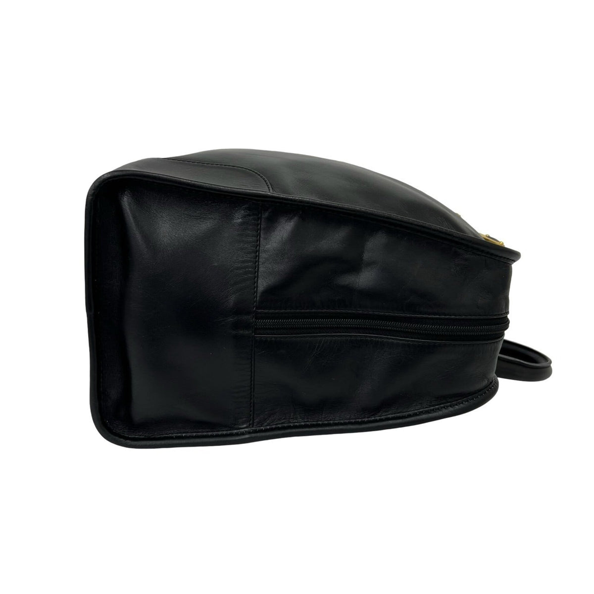 Loewe Black Leather Boston Bag Handbag (Pre-Owned)