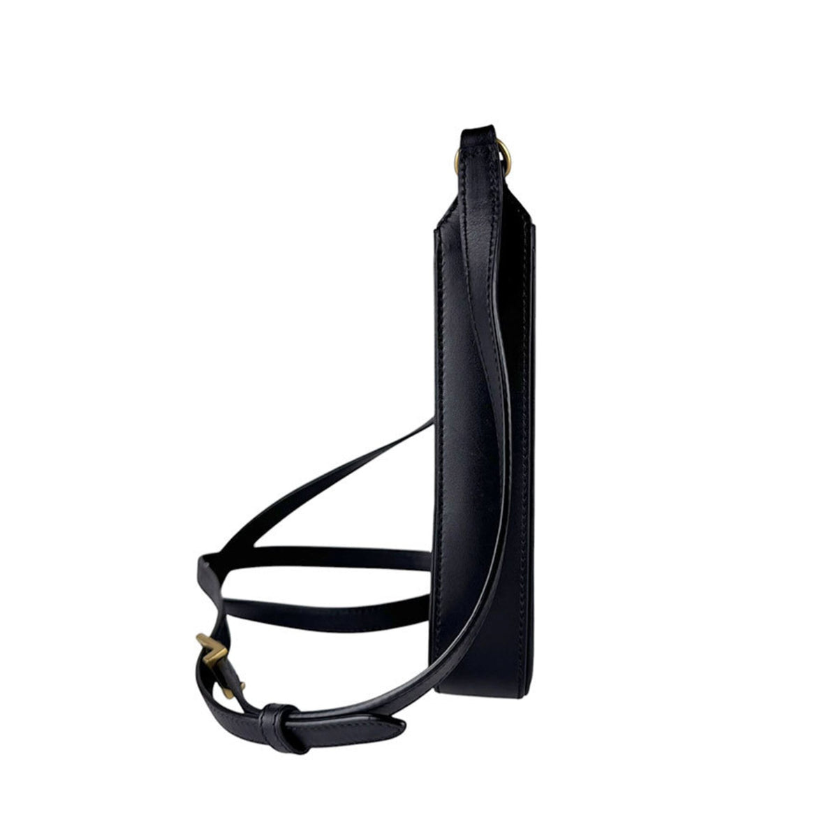 Saint Laurent Black Leather Shoulder Bag (Pre-Owned)