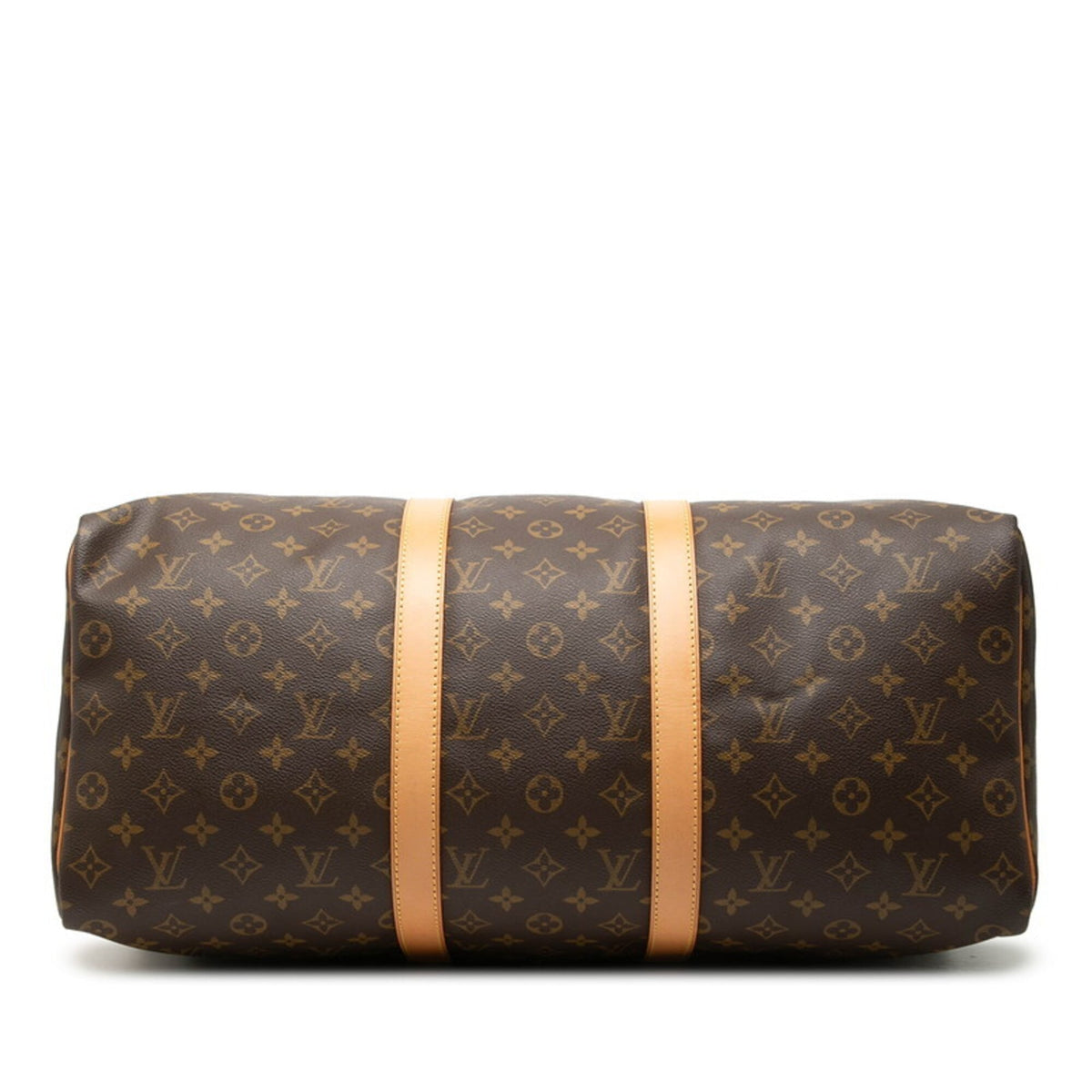 Louis Vuitton Brown Pvc Leather Boston Bag (Pre-Owned)