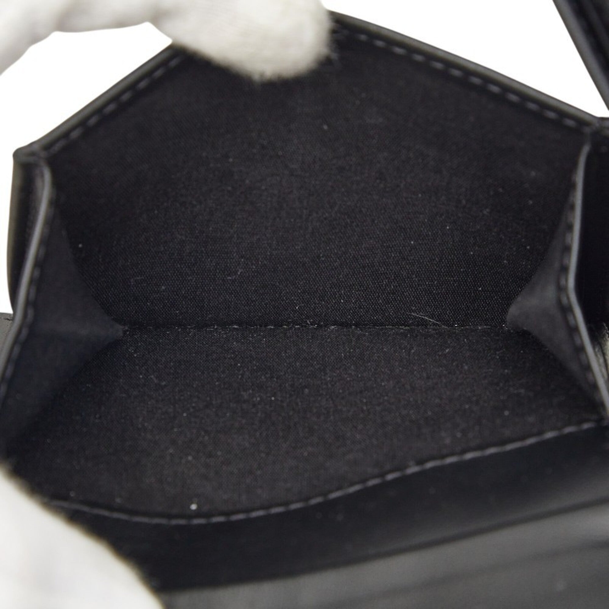 Christian Dior Black Leather Wallet (Bi-Fold) (Pre-Owned)