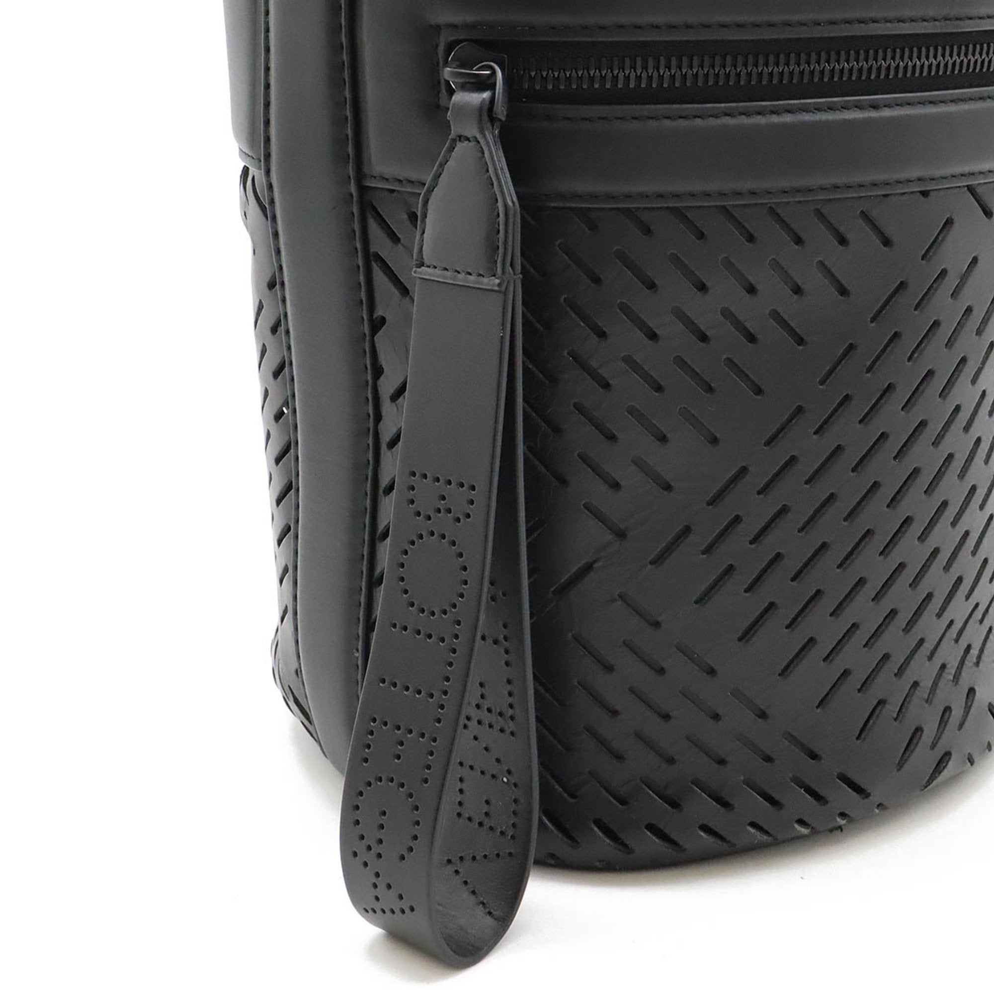 Bottega Veneta Black Leather Shoulder Bag (Pre-Owned)