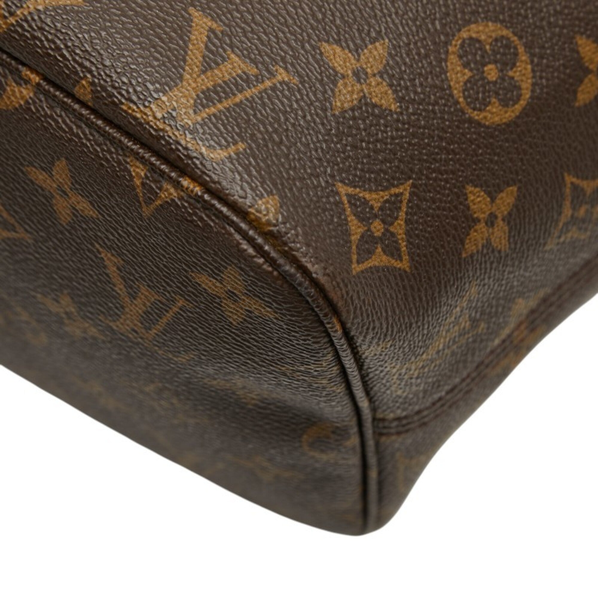 Louis Vuitton Brown Pvc Leather Shoulder Bag Tote Bag (Pre-Owned)