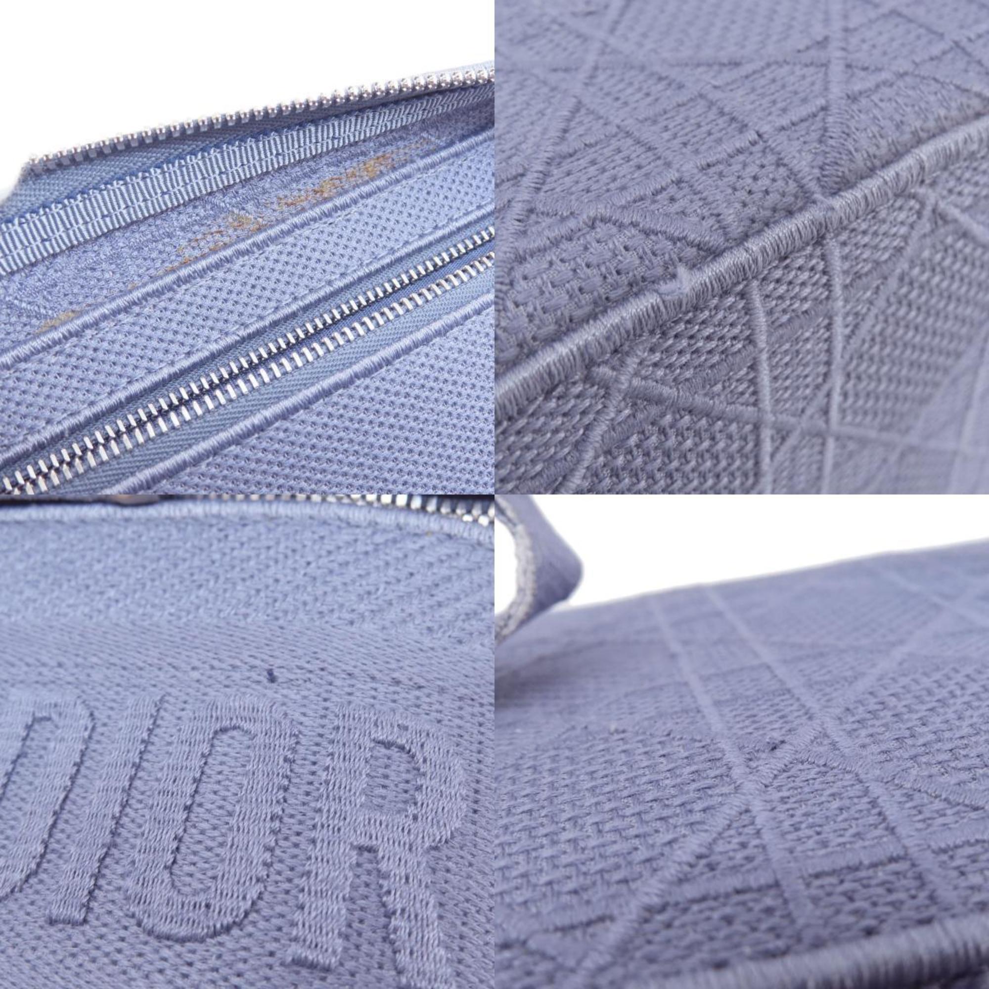 Christian Dior Blue Canvas Handbag (Pre-Owned)