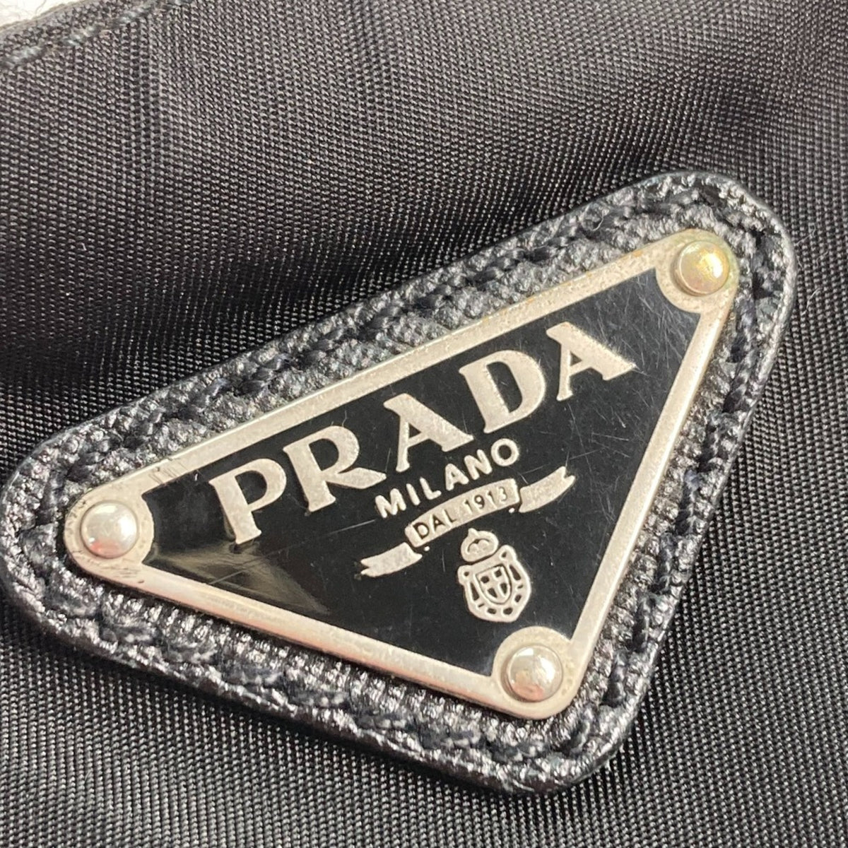 Prada Black Cloth Shoulder Bag (Pre-Owned)