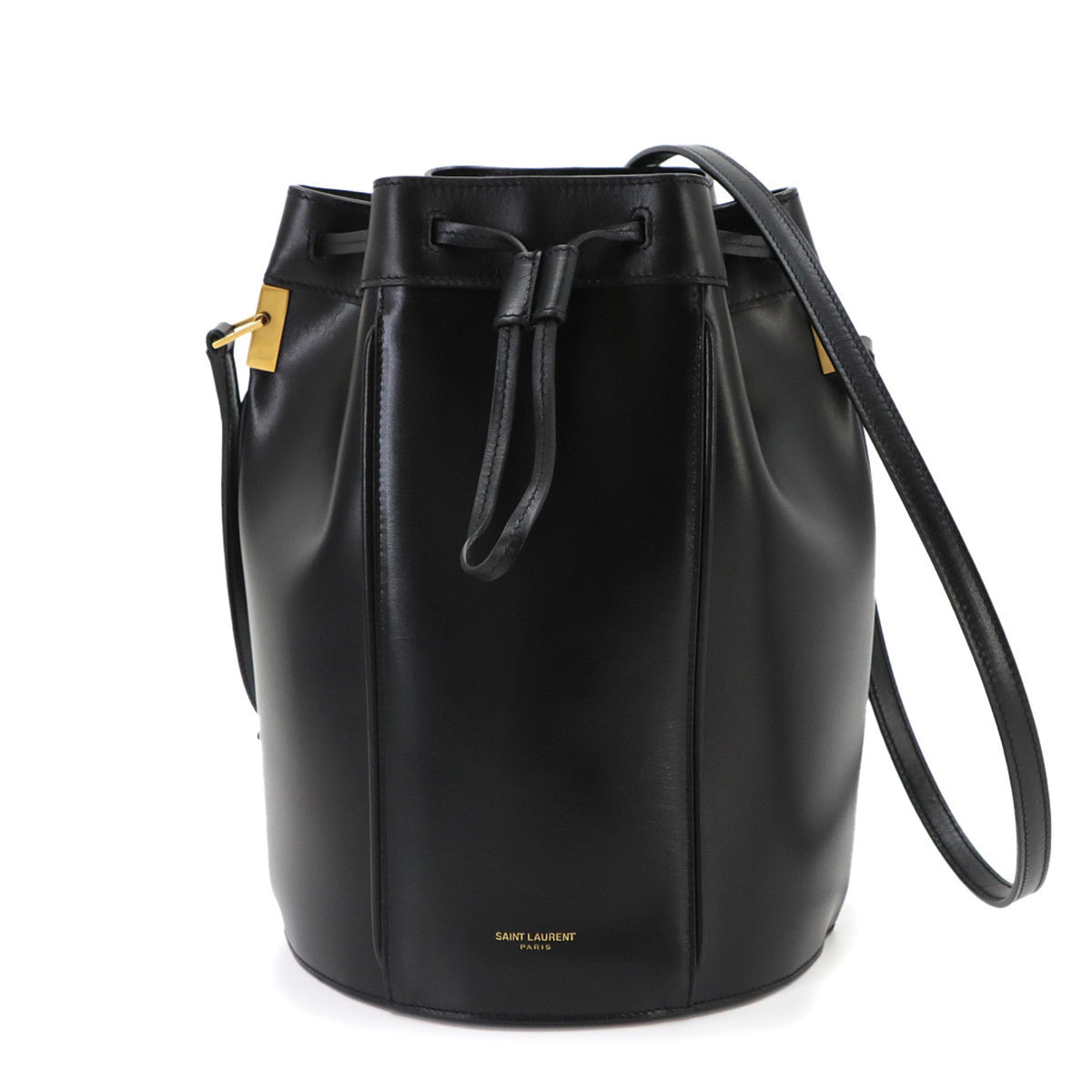Saint Laurent Black Leather Shoulder Bag (Pre-Owned)