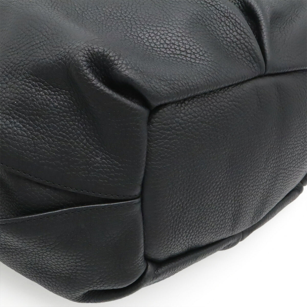 Celine Black White Leather Handbag Shoulder Bag (Pre-Owned)