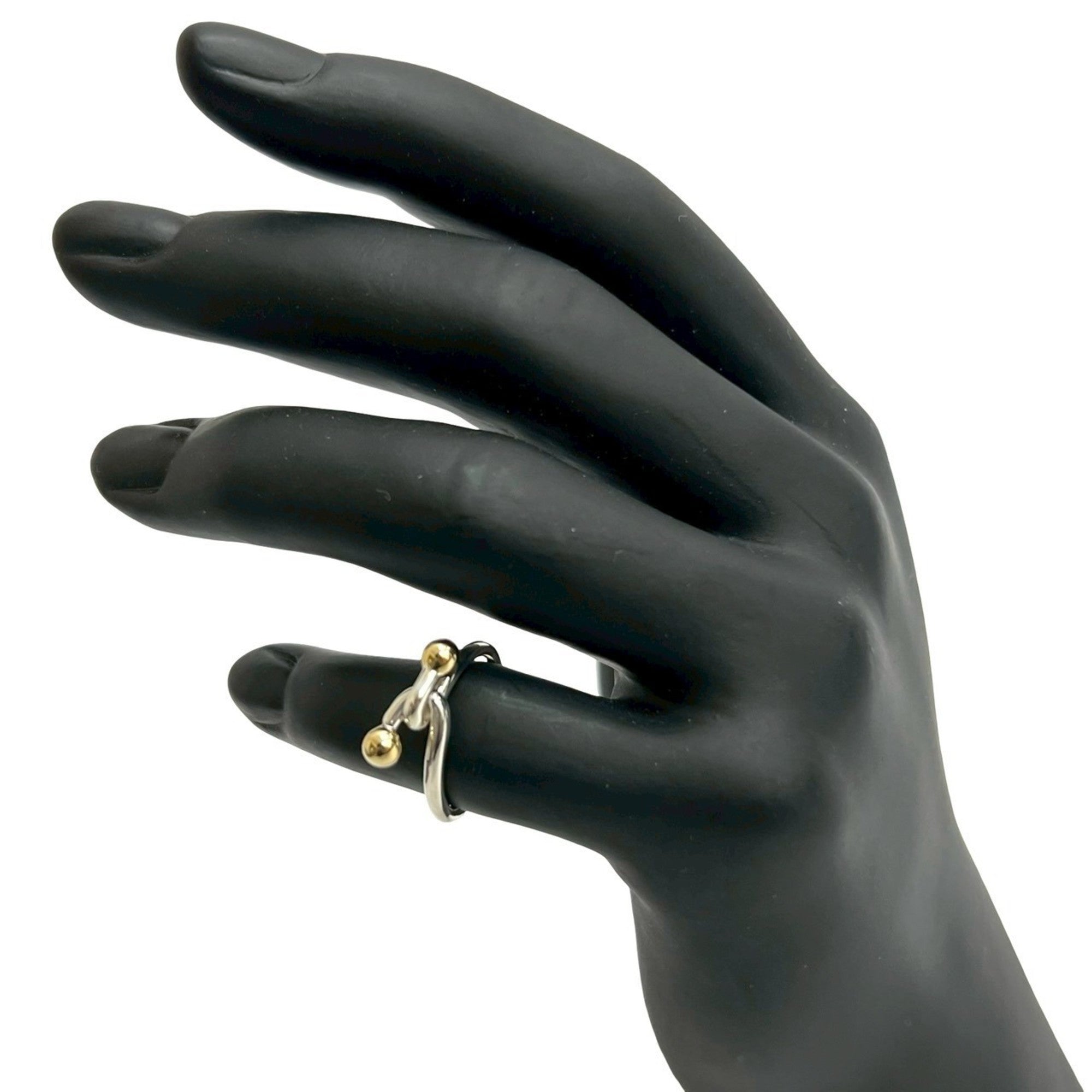 Tiffany Gold Silver Silver 925 Yellow Gold (10K) Band Ring (Pre-Owned)