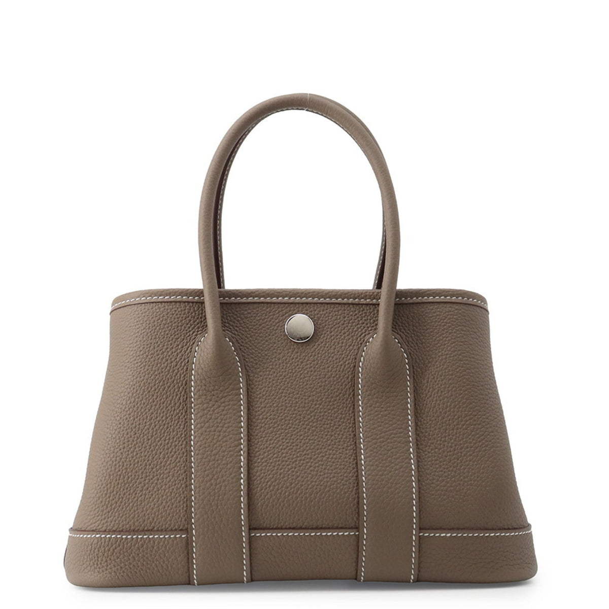 Hermes Etoupe Gray Togo Leather Tote Bag (Pre-Owned)