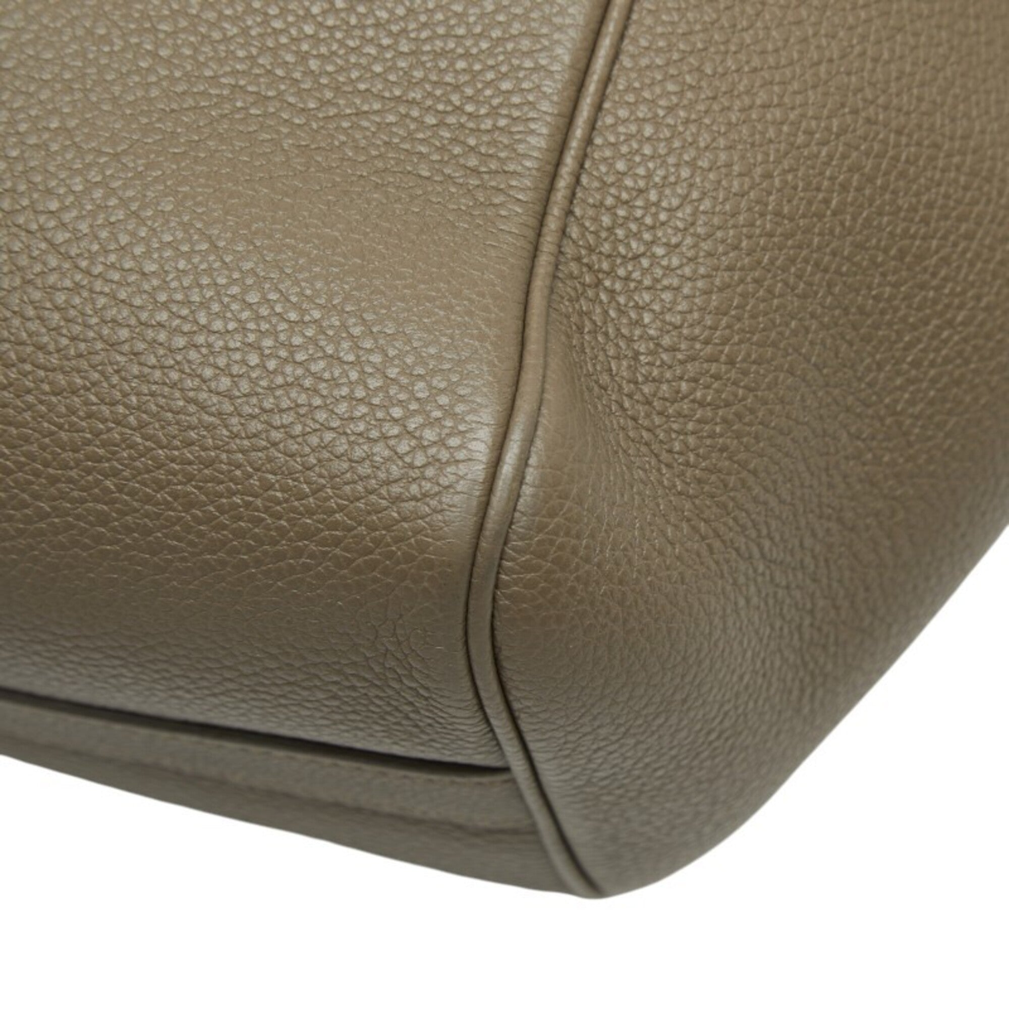 Celine Beige Leather Handbag Shoulder Bag (Pre-Owned)