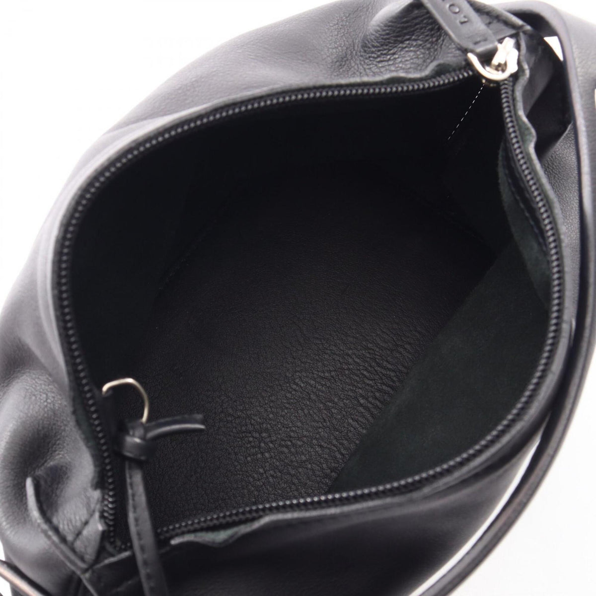 Loewe Black Leather Handbag Pouch (Pre-Owned)