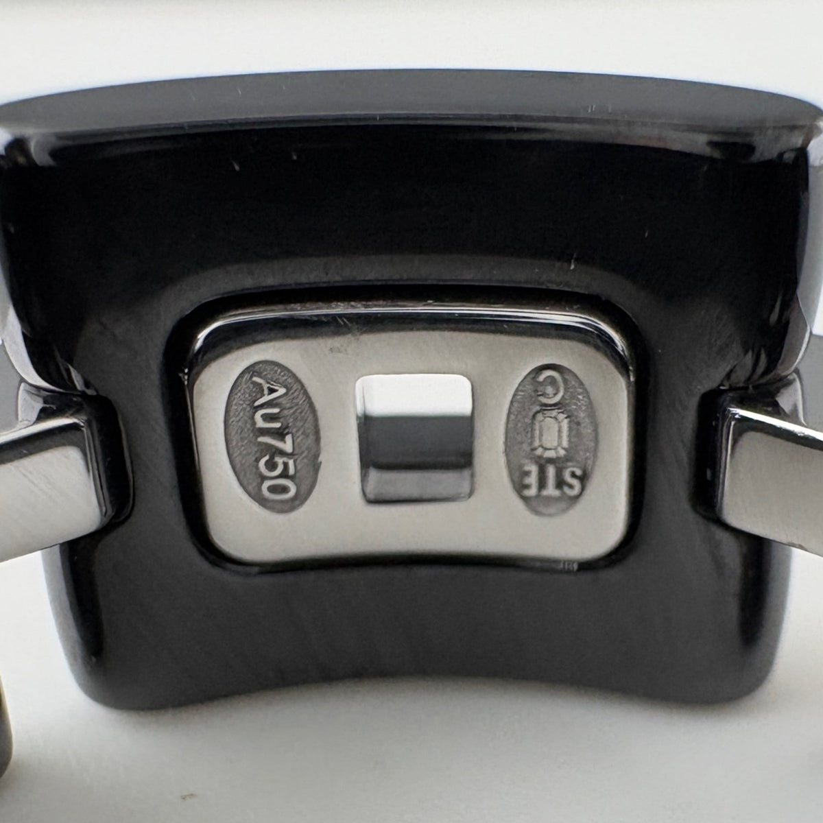 Chanel Ceramic Band Ring (Pre-Owned)