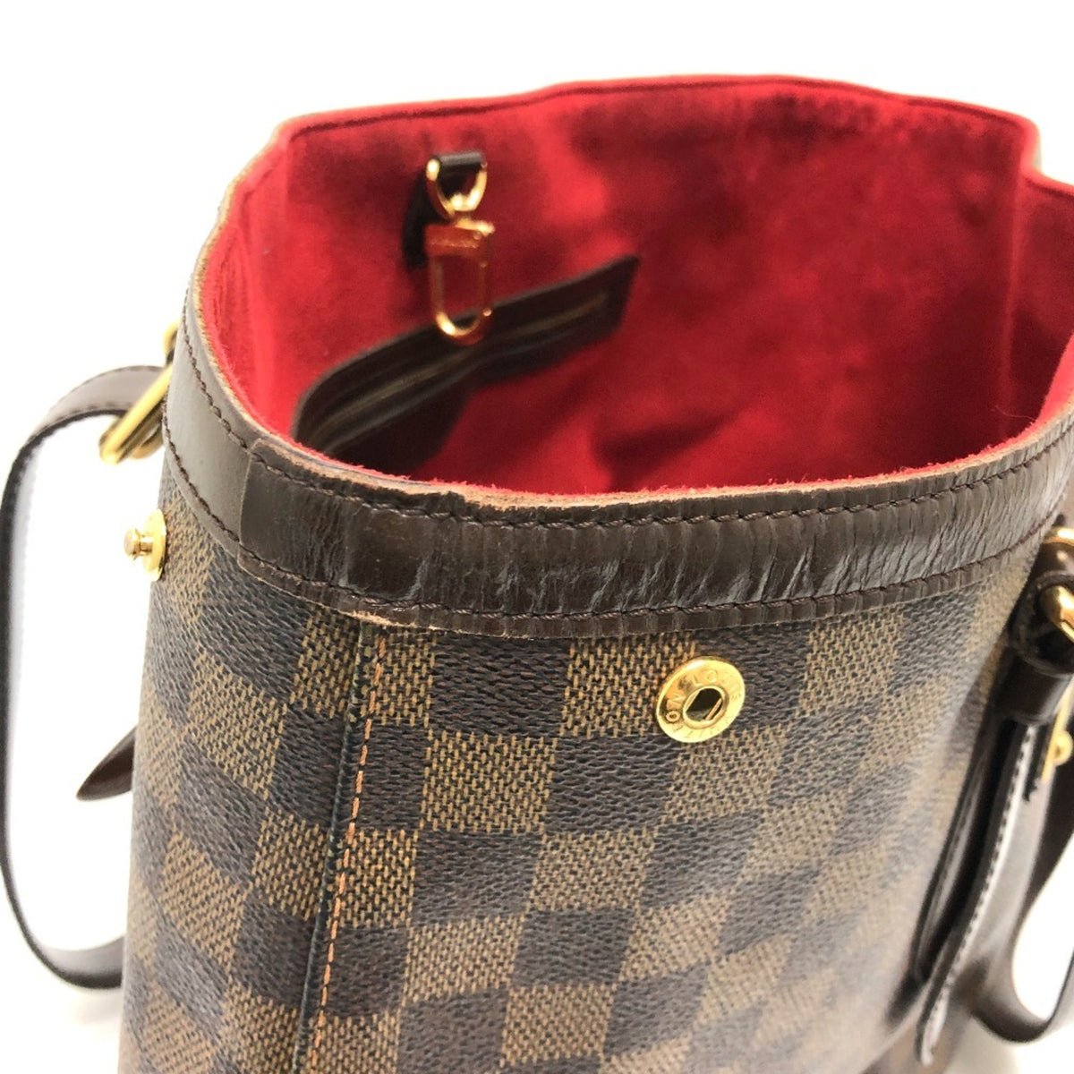 Louis Vuitton Brown Damier Canvas Shoulder Bag Tote Bag (Pre-Owned)
