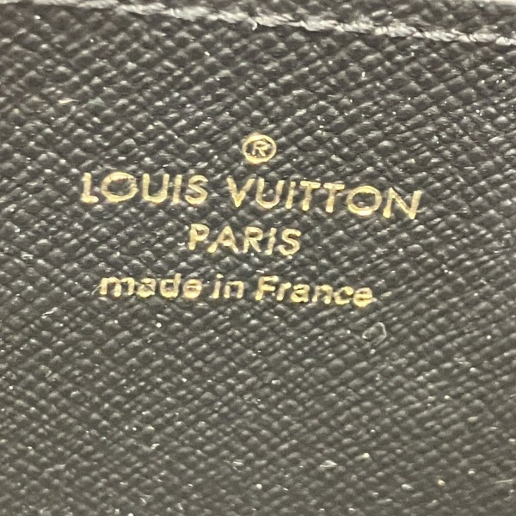 Louis Vuitton Monogram Black Brown Coin Purse/Coin Case (Pre-Owned)