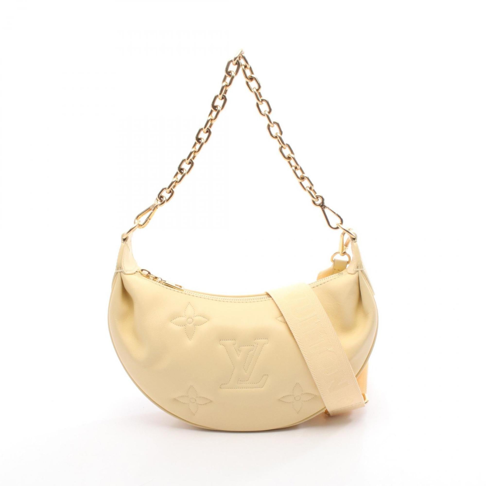 Louis Vuitton Yellow Leather Handbag (Pre-Owned)