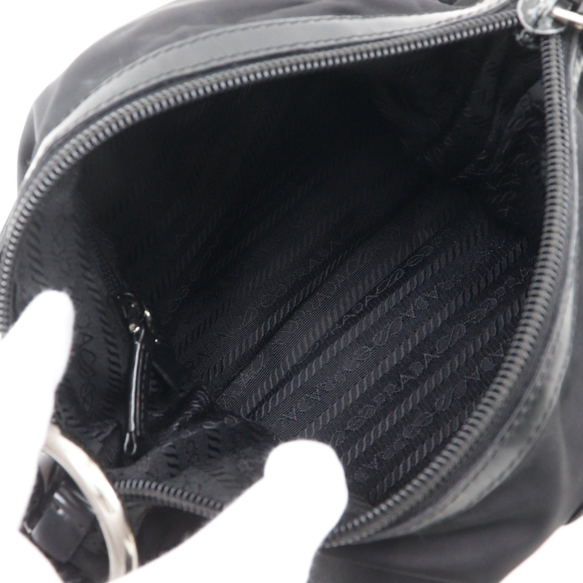 Prada Black Nero Nylon Shoulder Bag (Pre-Owned)