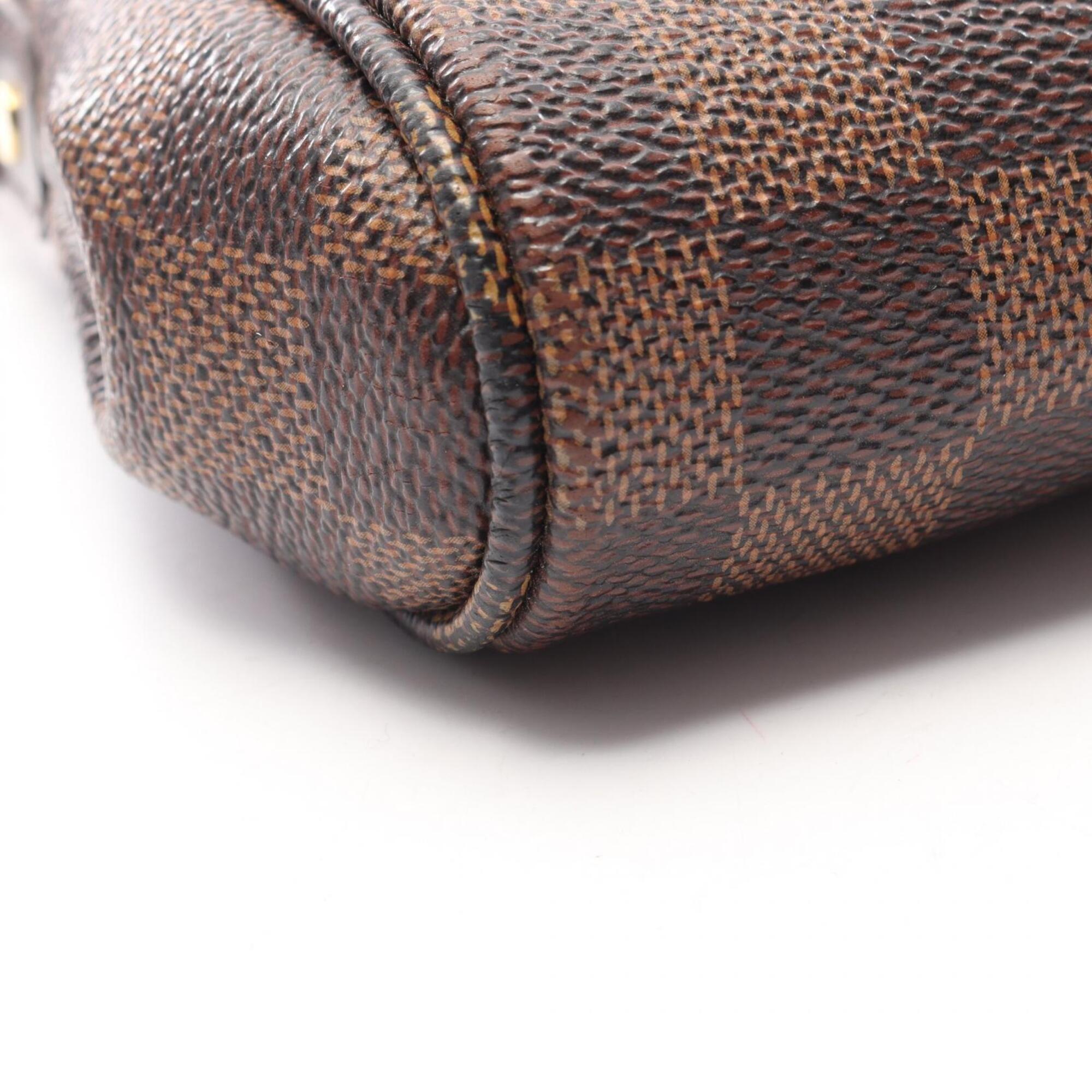 Louis Vuitton Brown Ebene Coated Canvas Leather Handbag (Pre-Owned)