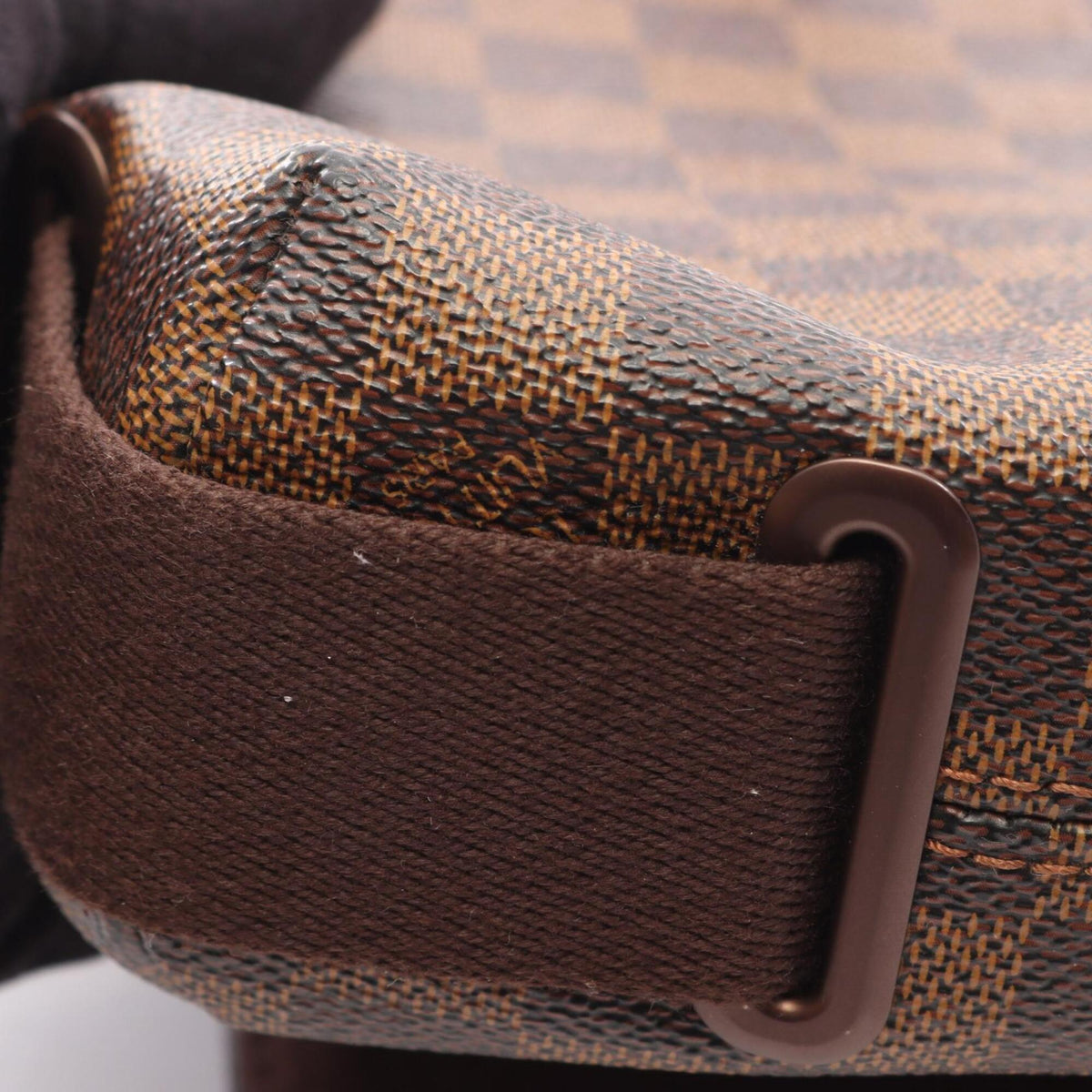 Louis Vuitton Brown Damier Canvas Coated Canvas Damier Canvas Leather Handbag Shoulder Bag (Pre-Owned)