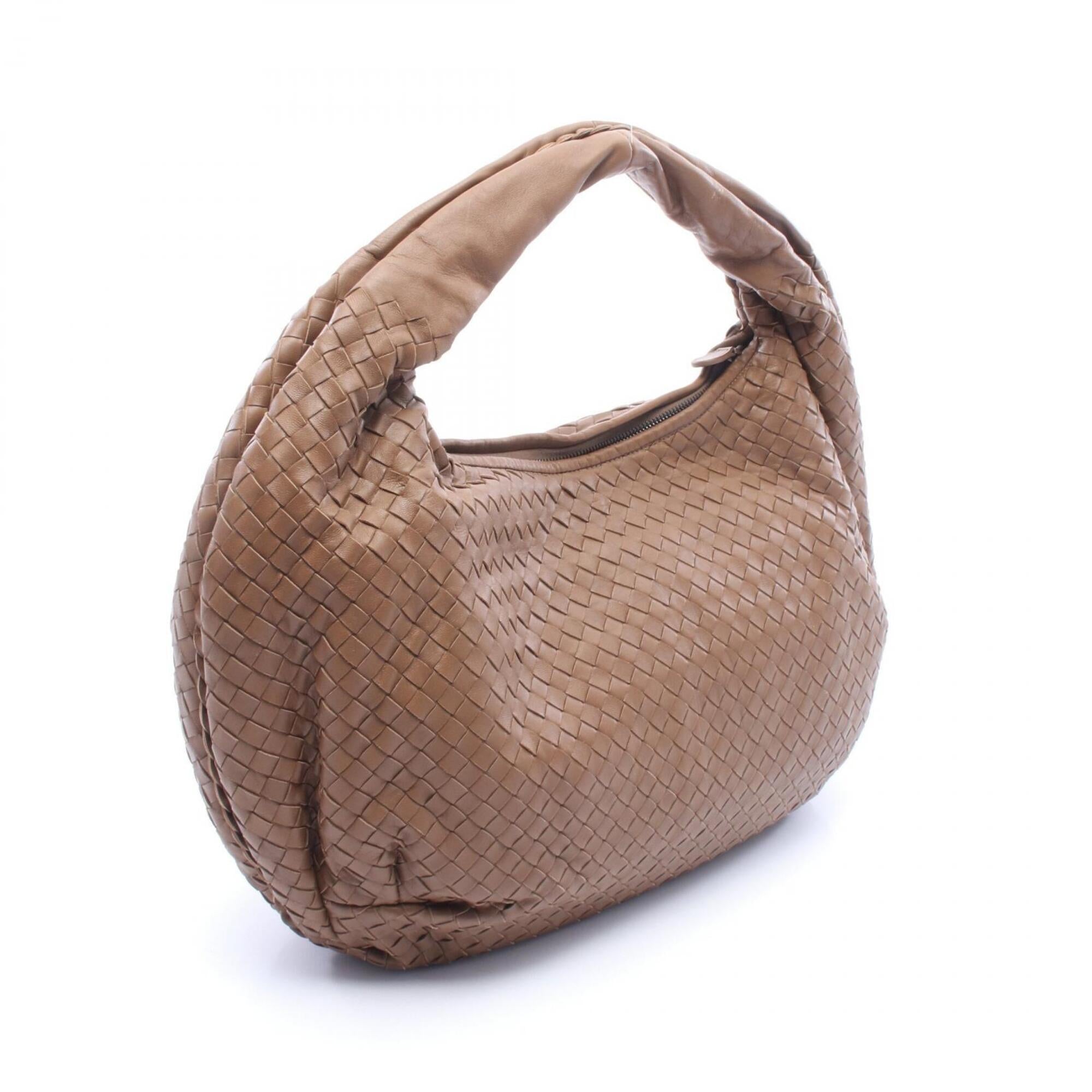 Bottega Veneta Brown Intrecciato Handbag Shoulder Bag (Pre-Owned)