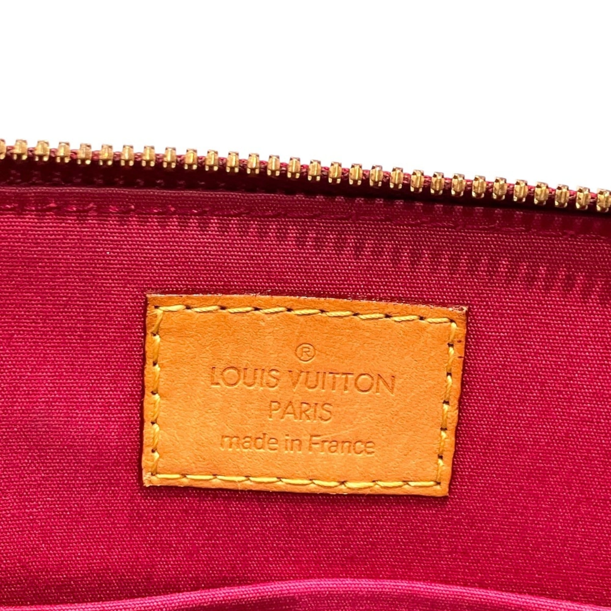Louis Vuitton Pomme D'amour Patent Leather Handbag (Pre-Owned)