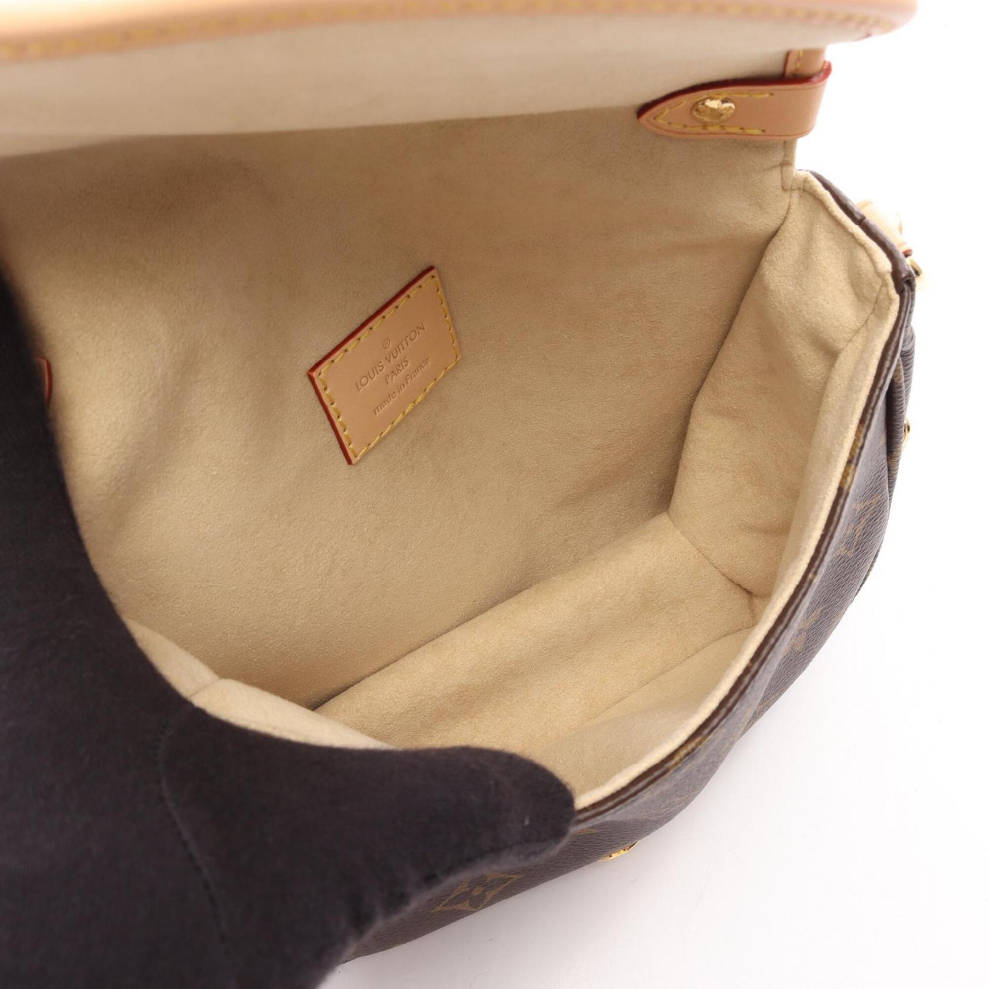 Louis Vuitton Brown Monogram Leather Handbag (Pre-Owned)