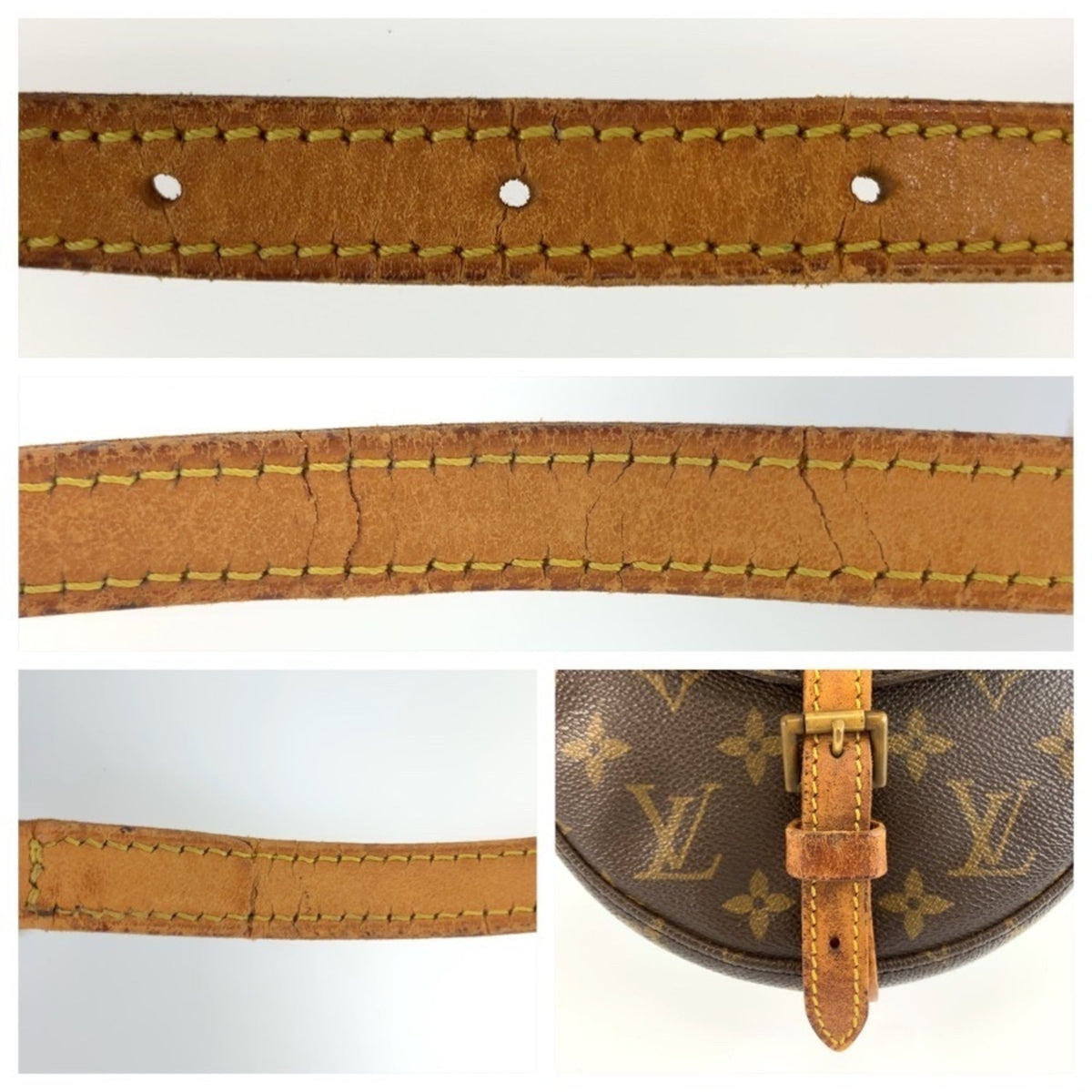Louis Vuitton Monogram Brown Pvc Leather Pochette Shoulder Bag (Pre-Owned)