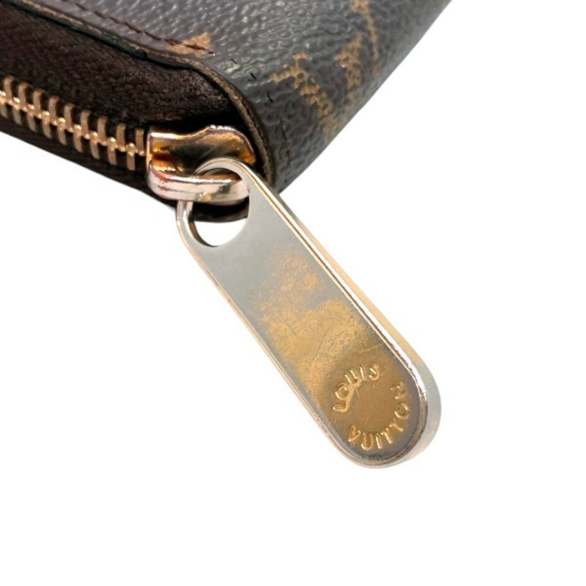 Louis Vuitton Brown Monogram Long Wallet (Bi-Fold) (Pre-Owned)