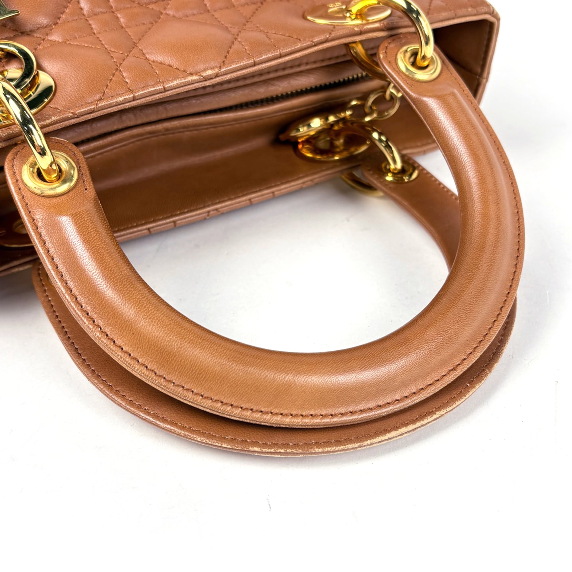 Christian Dior Brown Leather Handbag (Pre-Owned)