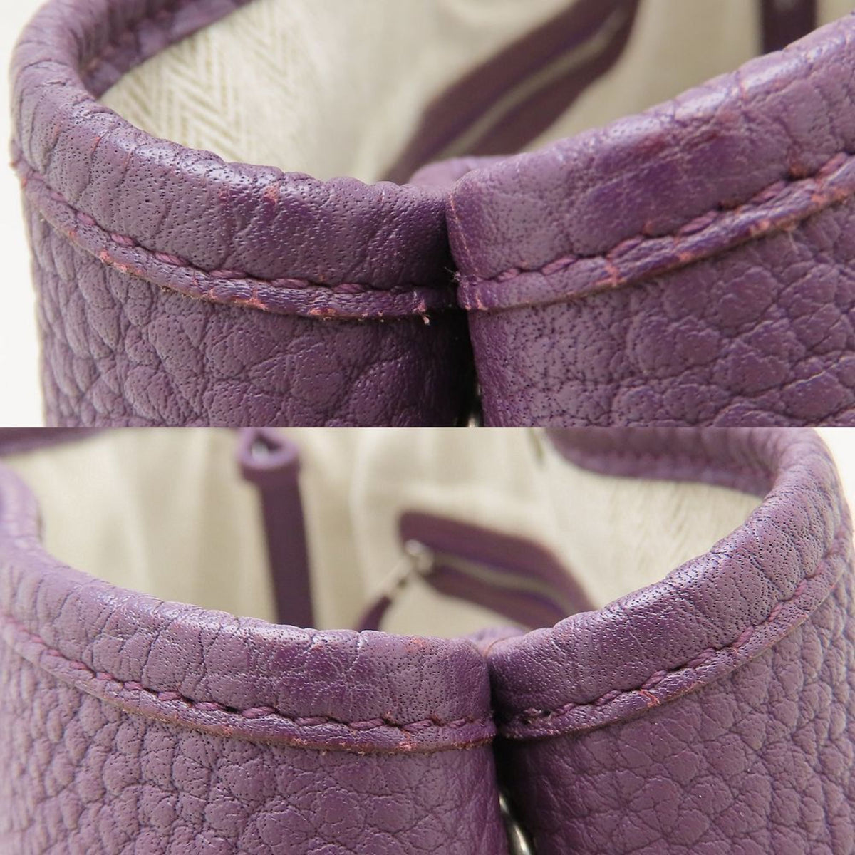 Hermes Cassis Negonda Leather Handbag (Pre-Owned)