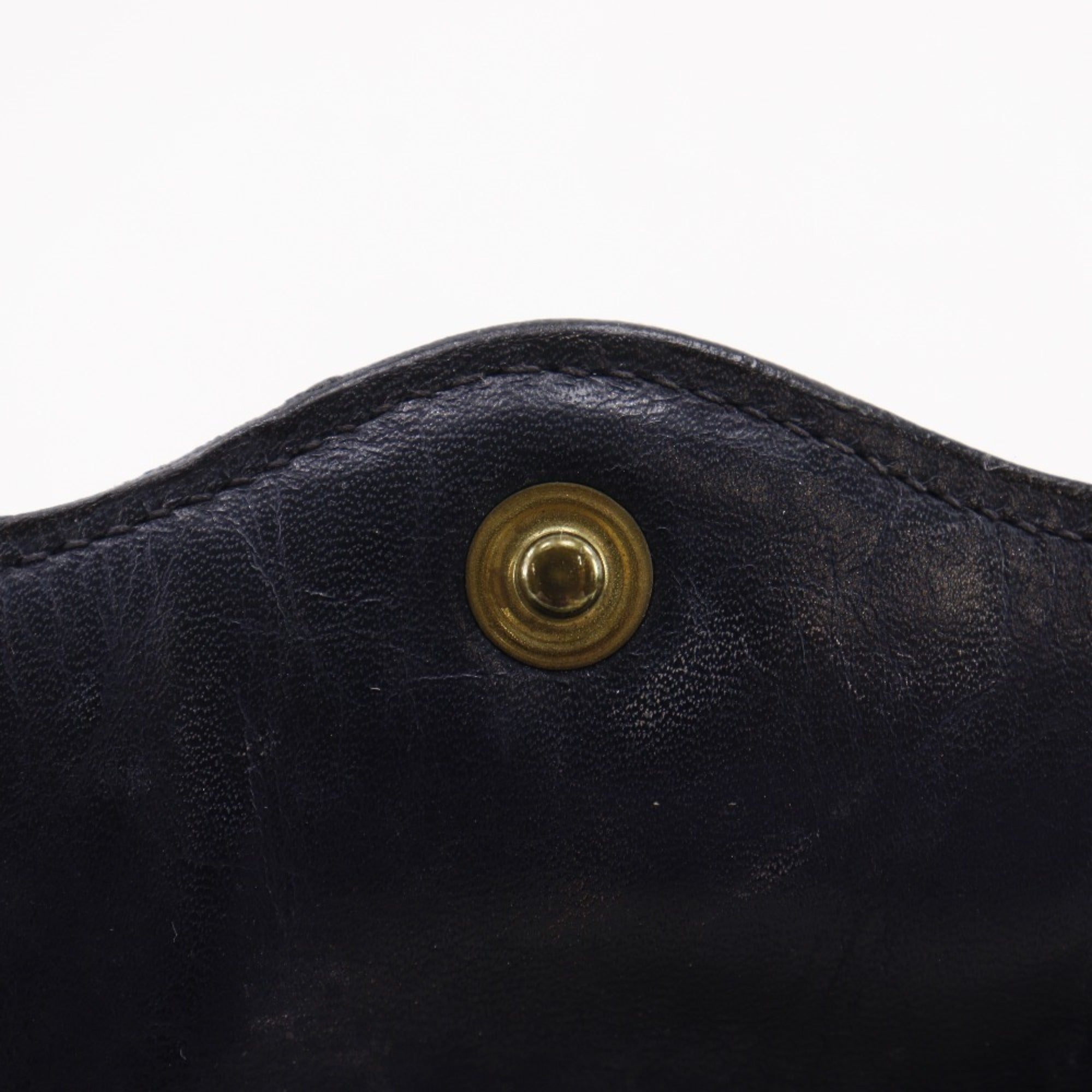 Gucci Navy Gg Supreme Pouch (Pre-Owned)