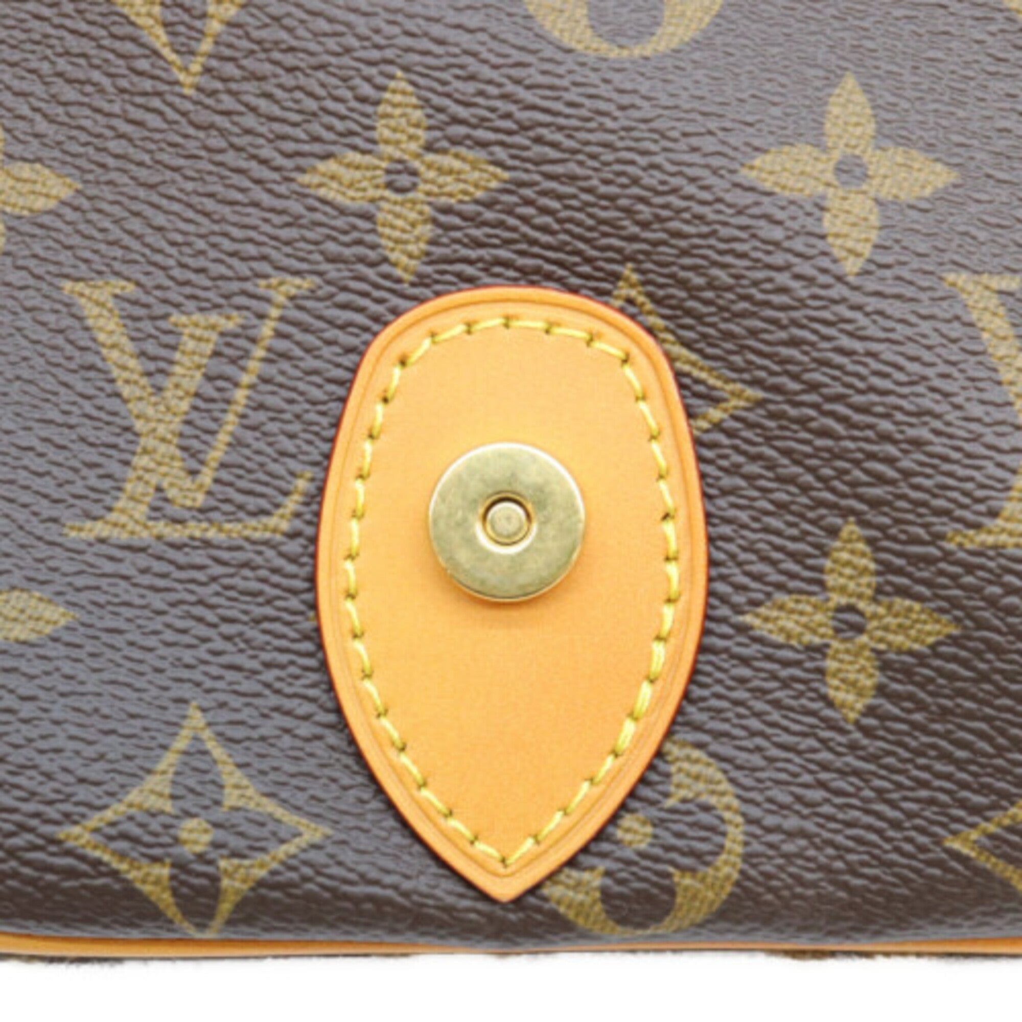 Louis Vuitton Brown Monogram Messenger Bag Shoulder Bag (Pre-Owned)