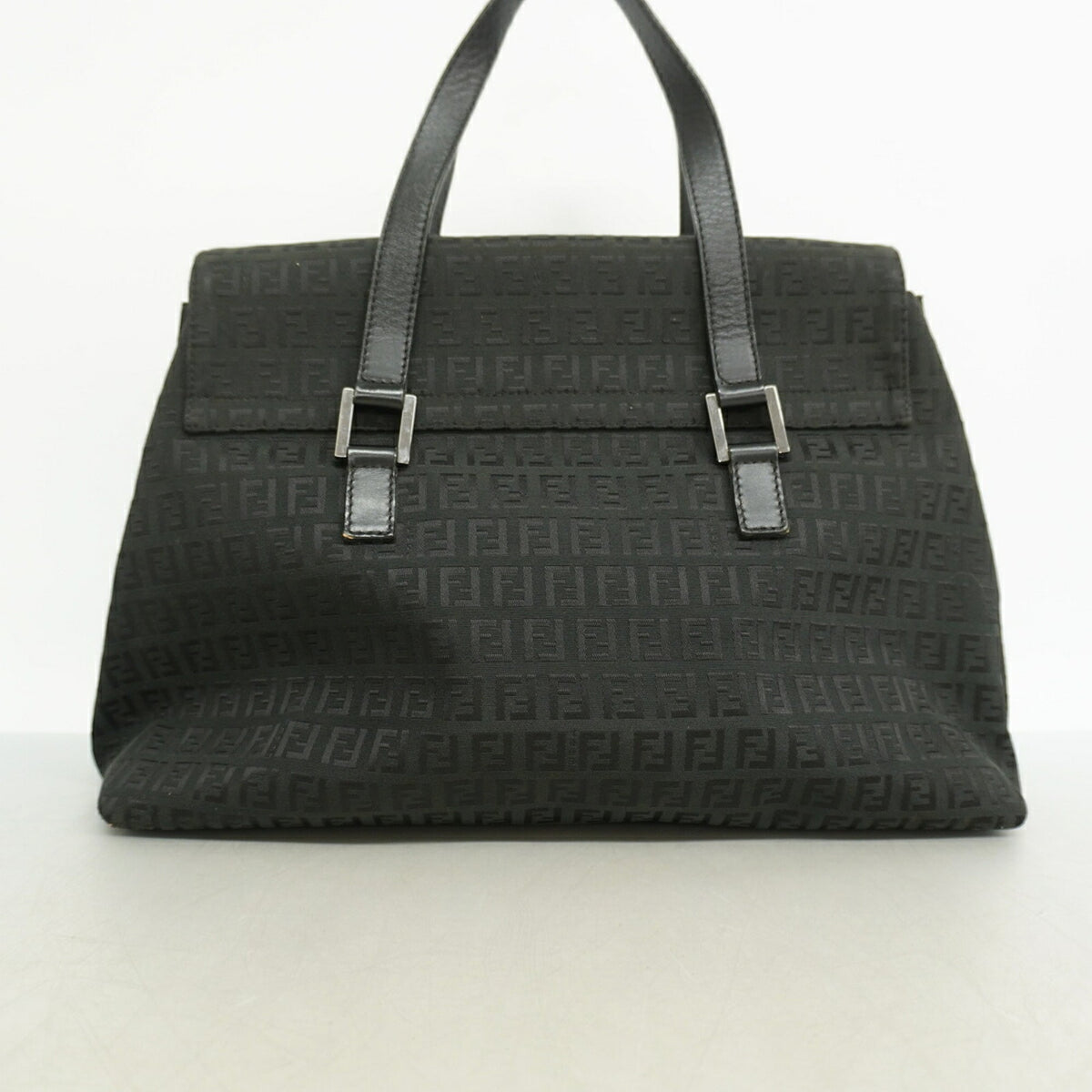 Fendi Black Nylon Canvas Handbag (Pre-Owned)