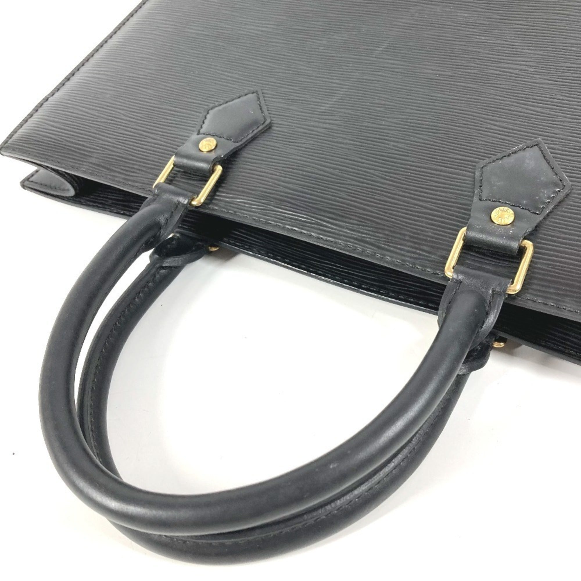 Louis Vuitton Black Epi Leather Handbag Tote Bag (Pre-Owned)
