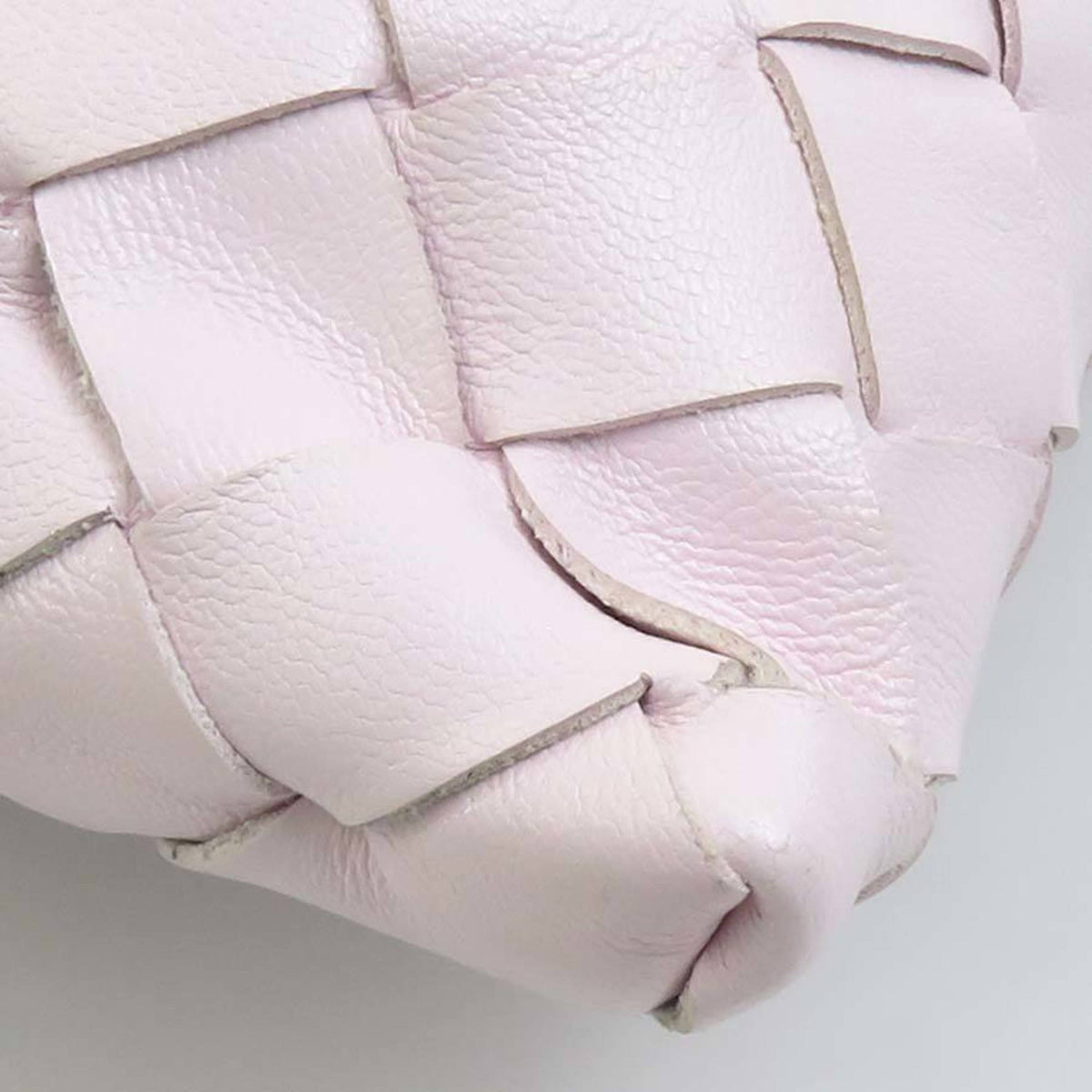 Bottega Veneta Light Pink Intrecciato Handbag Shoulder Bag (Pre-Owned)