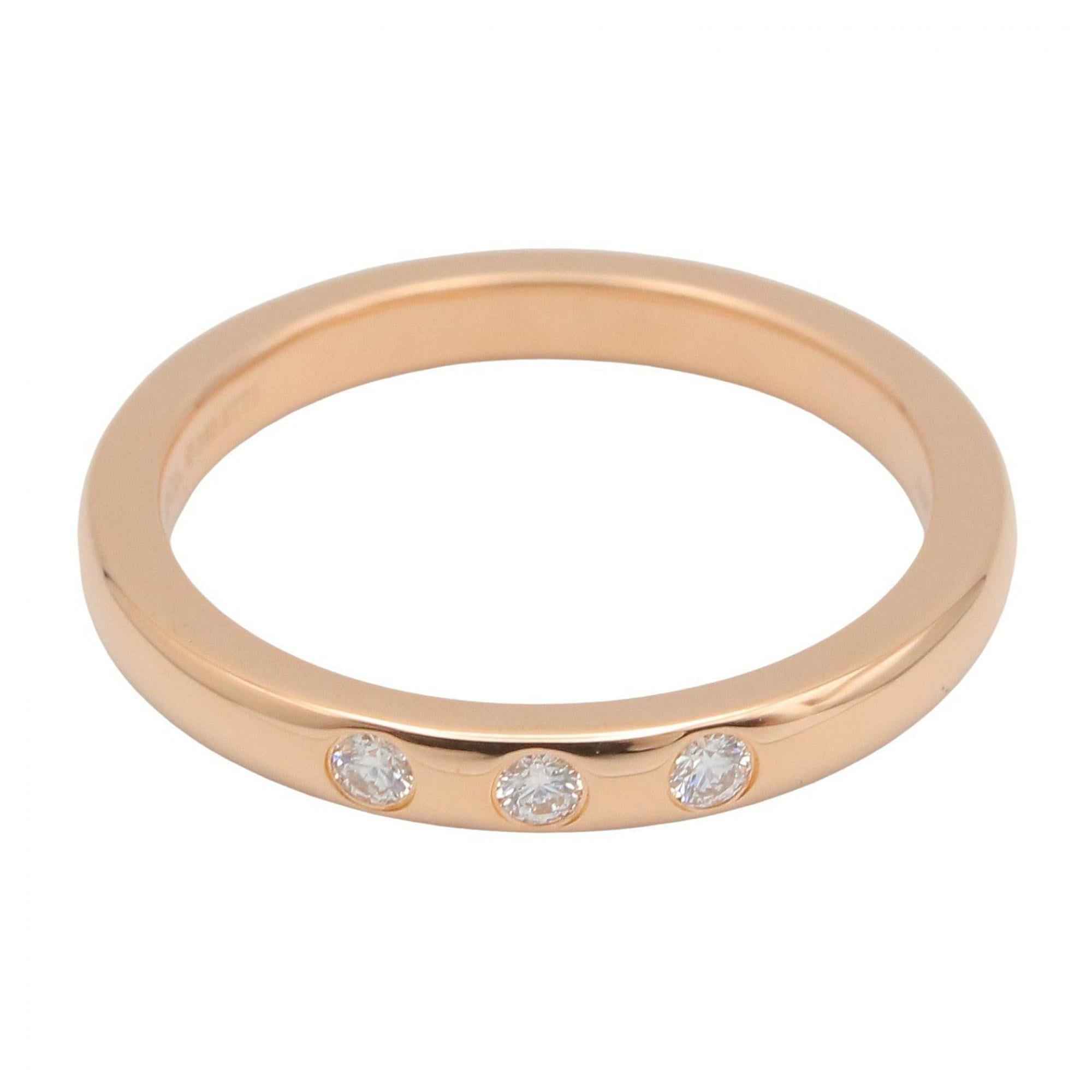 Tiffany Gold Clear Pink Gold (18K) Band Ring (Pre-Owned)