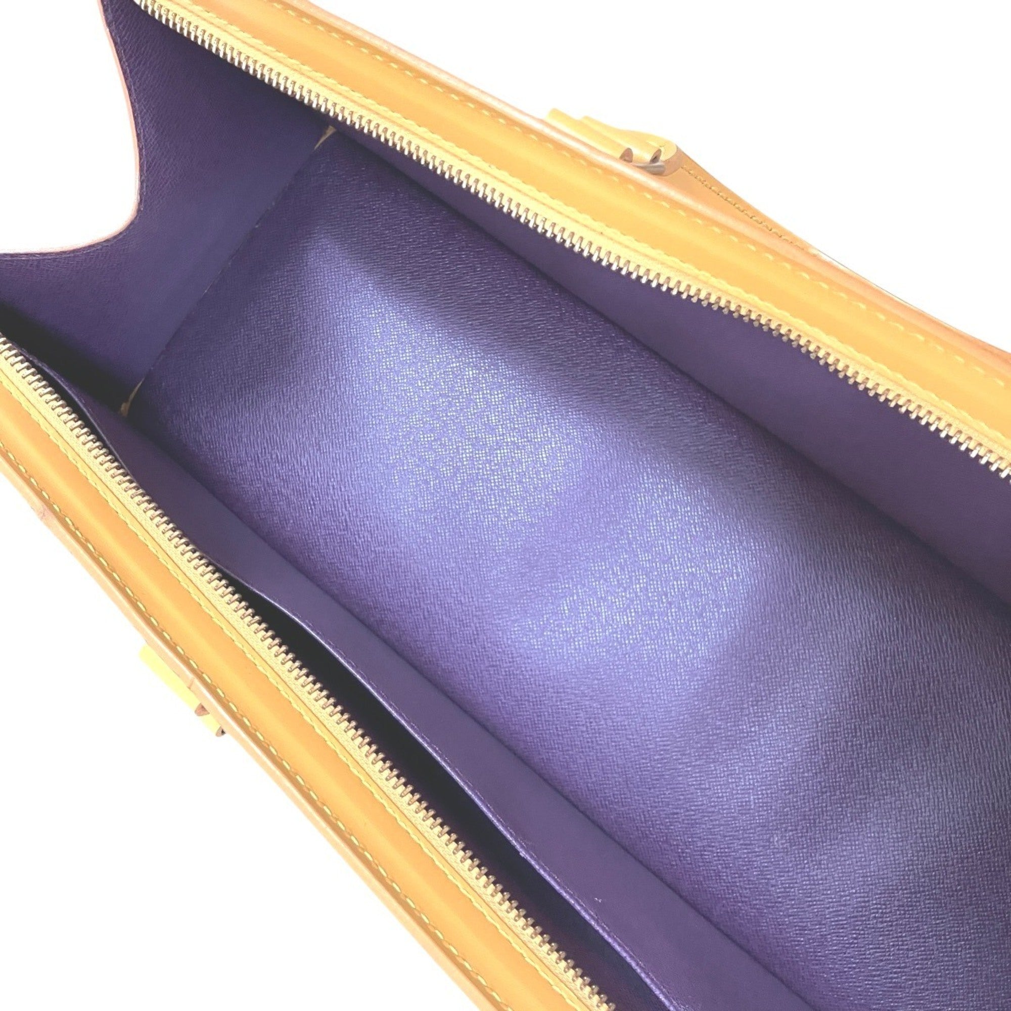 Louis Vuitton Galle Yellow Epi Leather Handbag (Pre-Owned)
