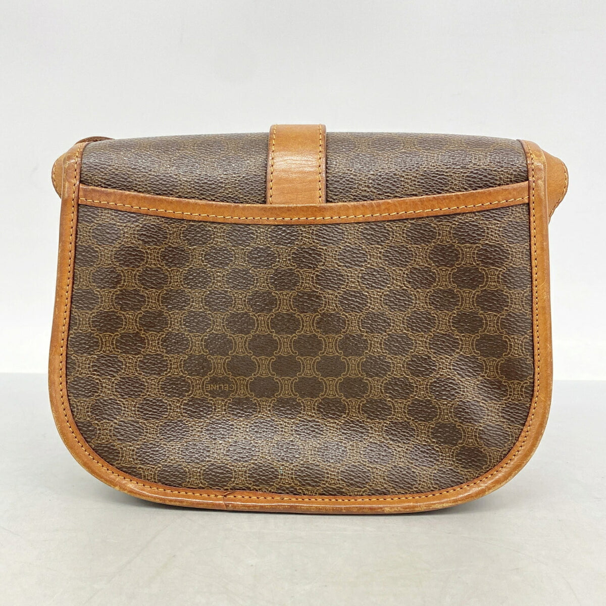 Celine Brown Pvc Shoulder Bag (Pre-Owned)