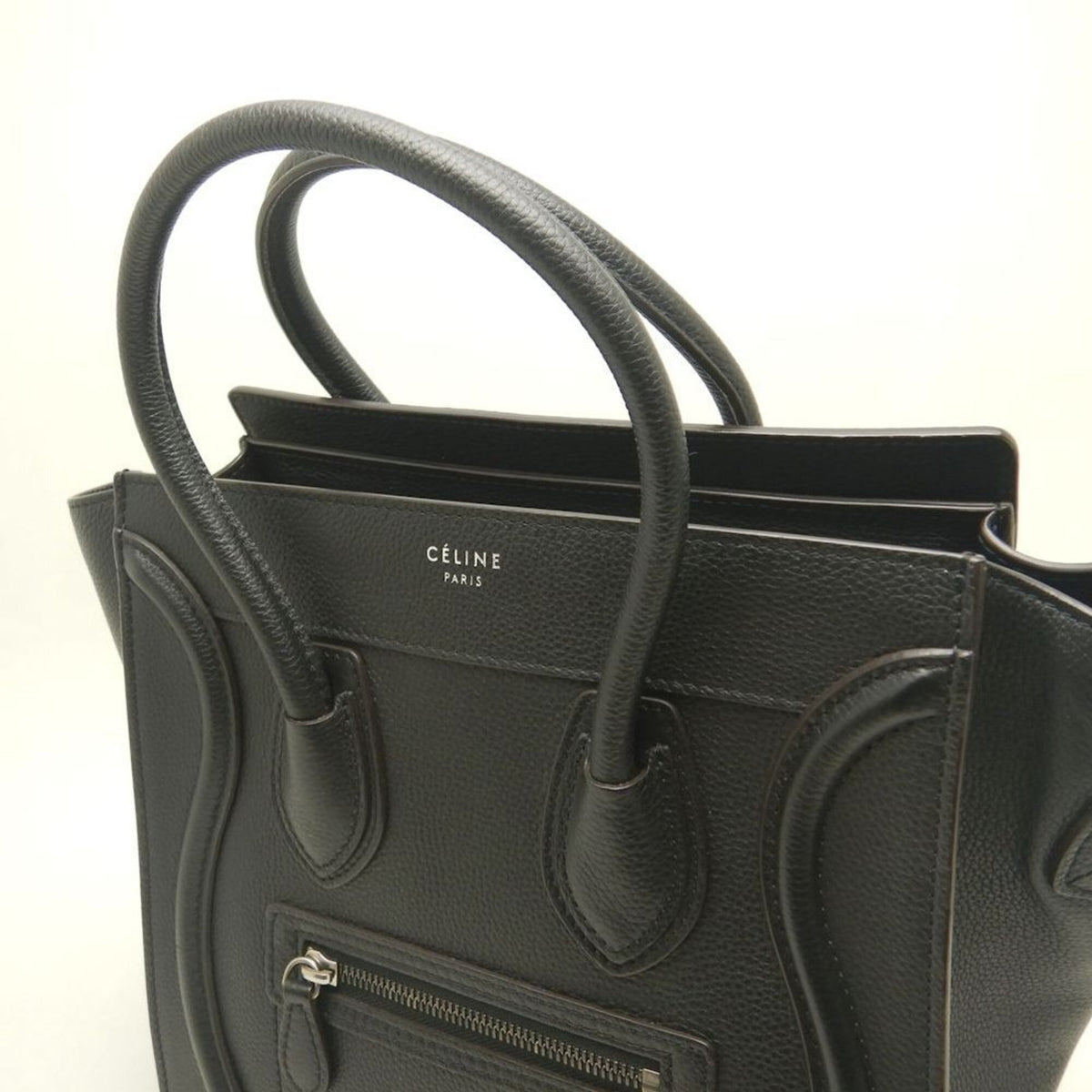 Celine Black Leather Tote Bag (Pre-Owned)