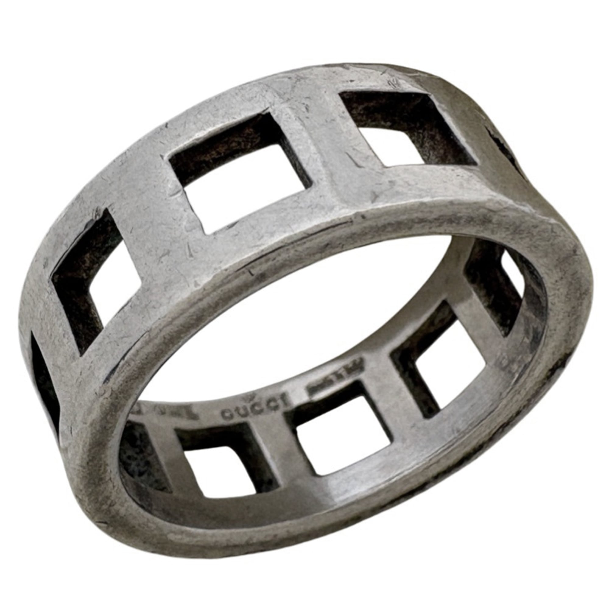 Gucci Silver 925 Band Ring (Pre-Owned)