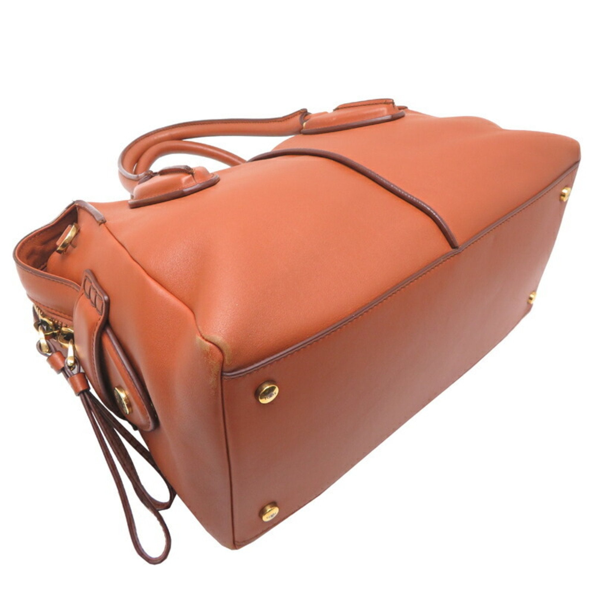 Tod's Brown Leather Handbag (Pre-Owned)