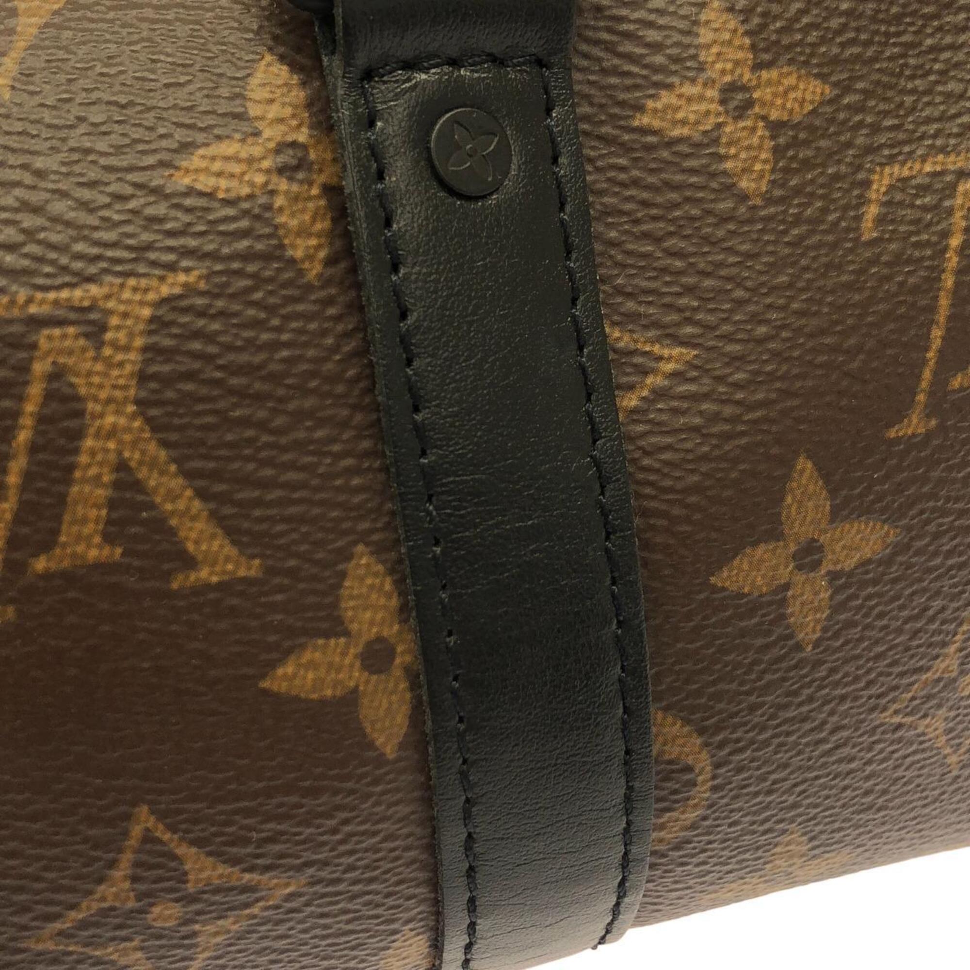 Louis Vuitton Marron Coated Canvas Boston Bag (Pre-Owned)