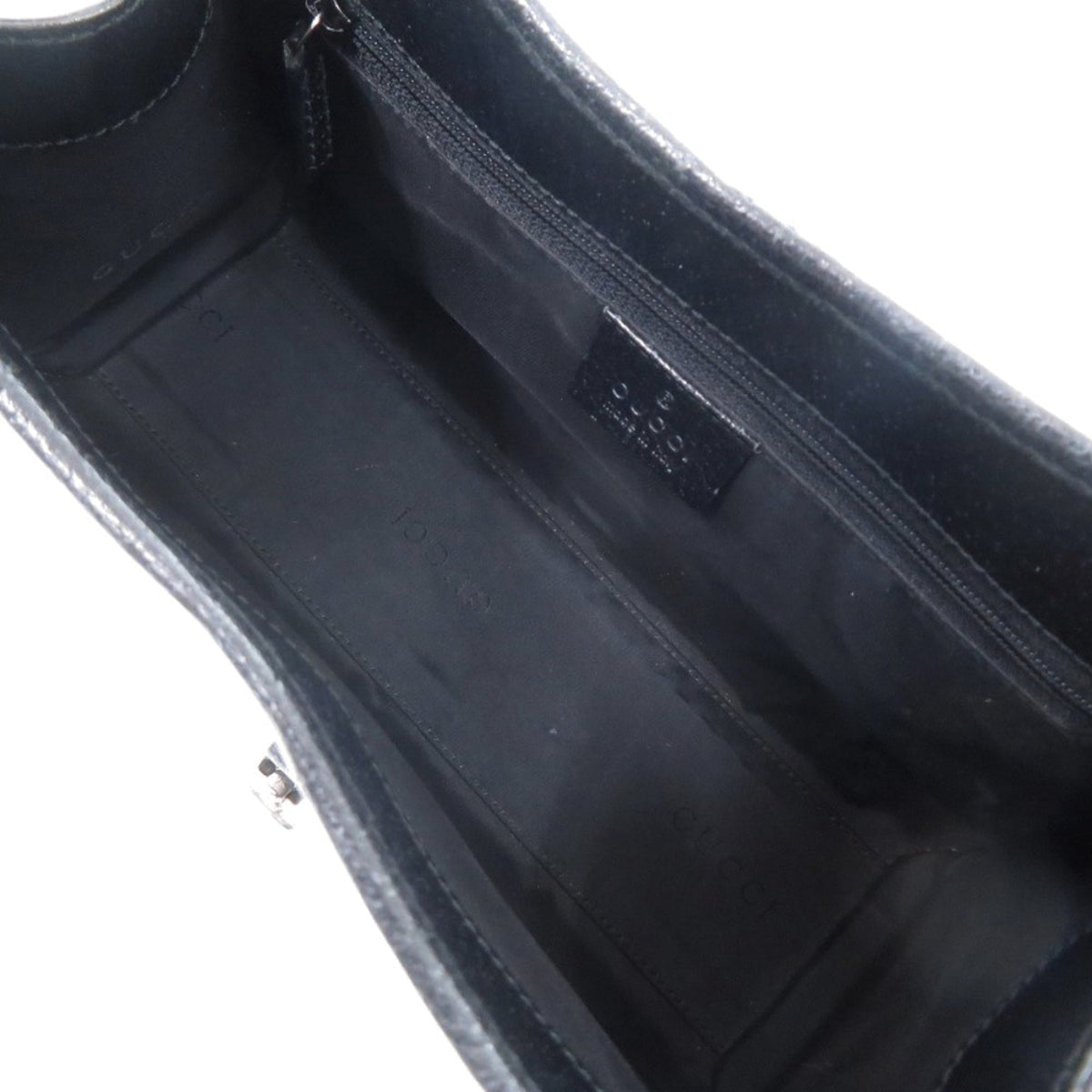 Gucci Black Leather Handbag (Pre-Owned)