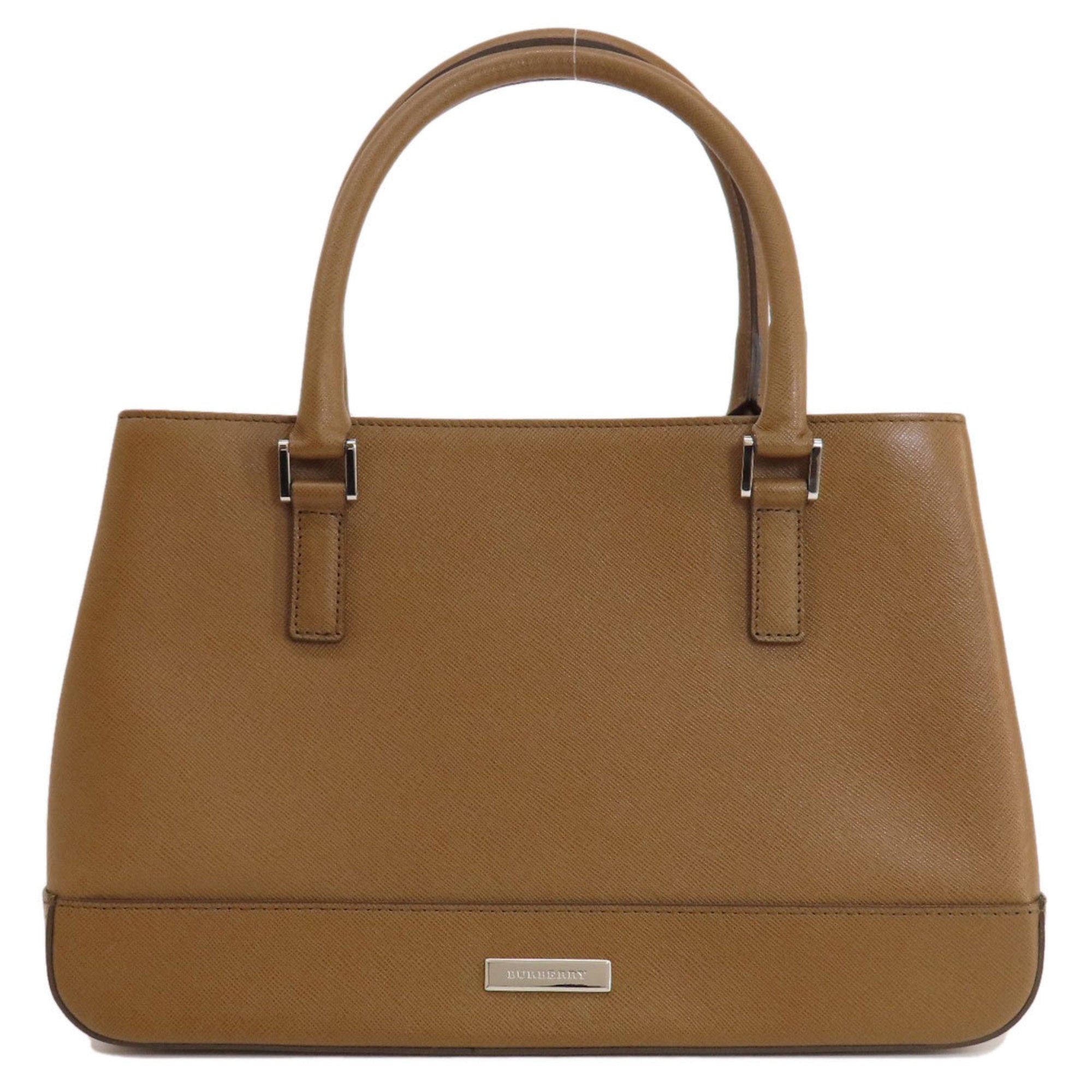 Burberry Brown Pvc Handbag (Pre-Owned)