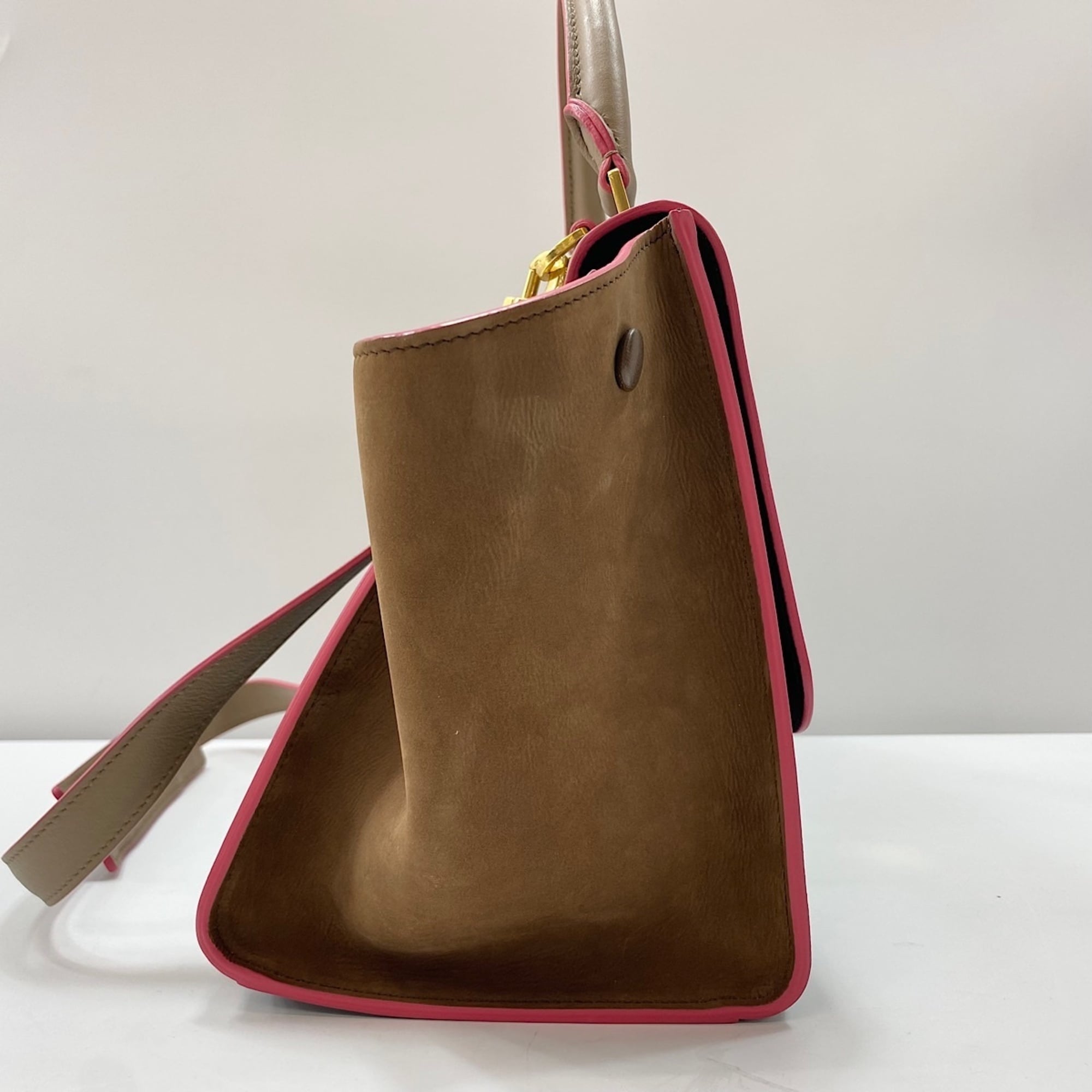 Celine Trapeze Brown Handbag (Pre-Owned)