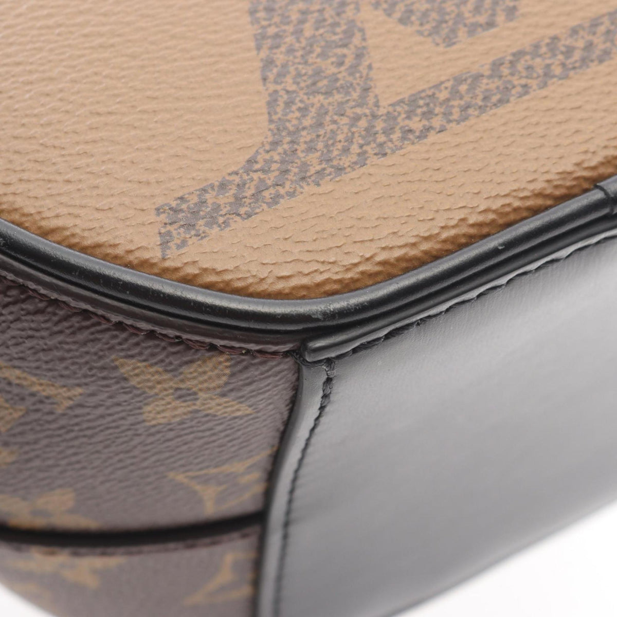 Louis Vuitton Brown Monogram Coated Canvas Handbag Shoulder Bag (Pre-Owned)