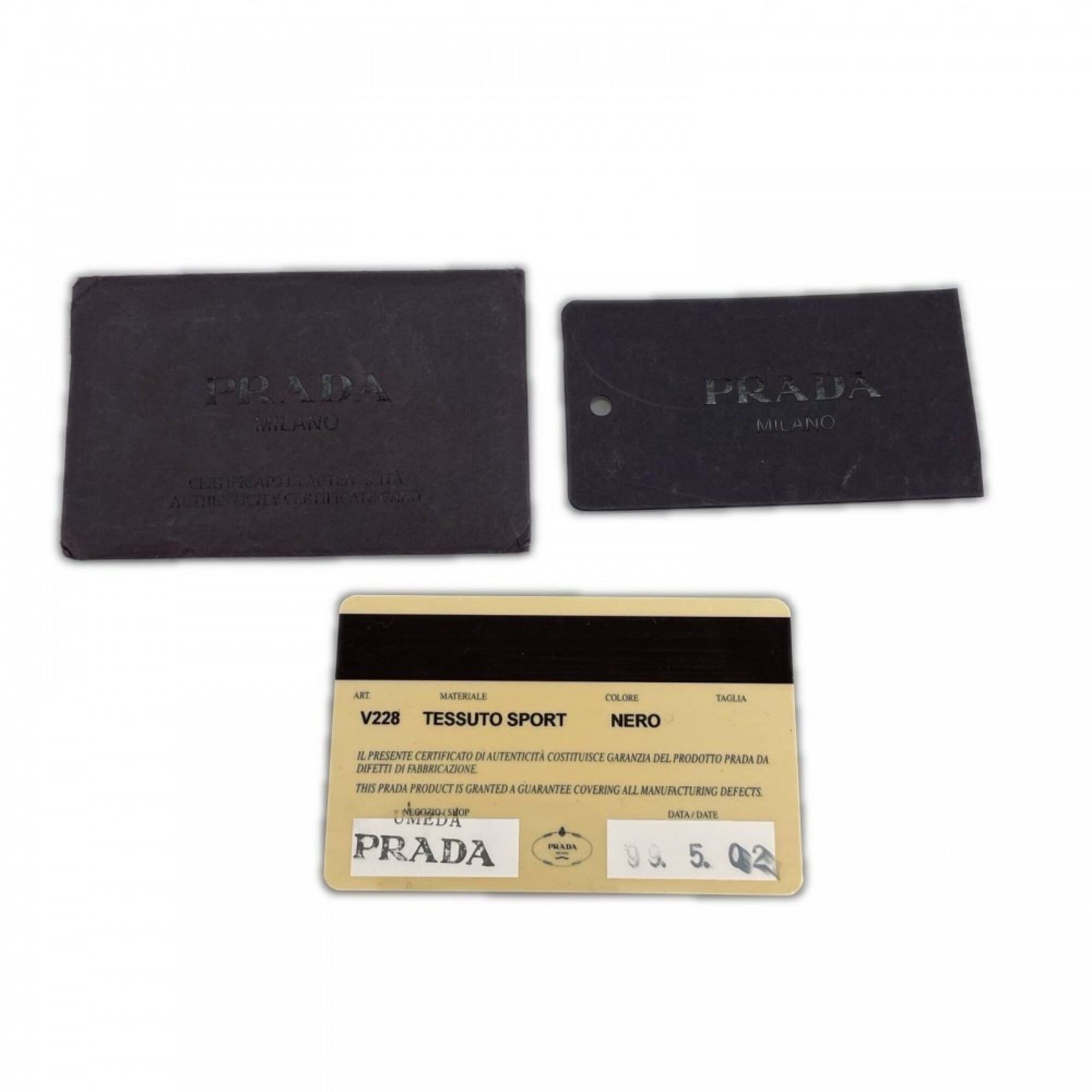 Prada Black Nylon Shoulder Bag (Pre-Owned)