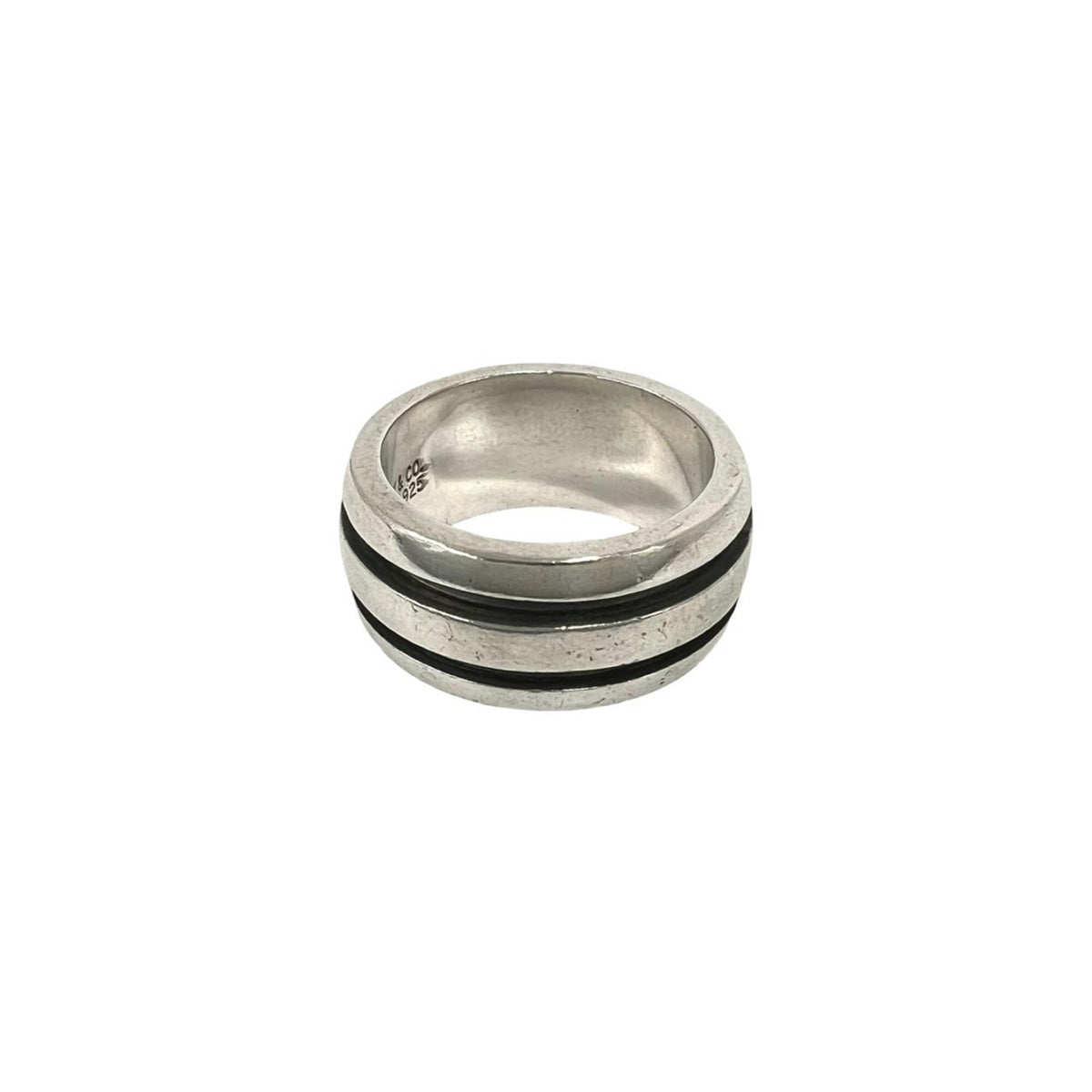 Tiffany Silver Silver 925 Band Ring (Pre-Owned)