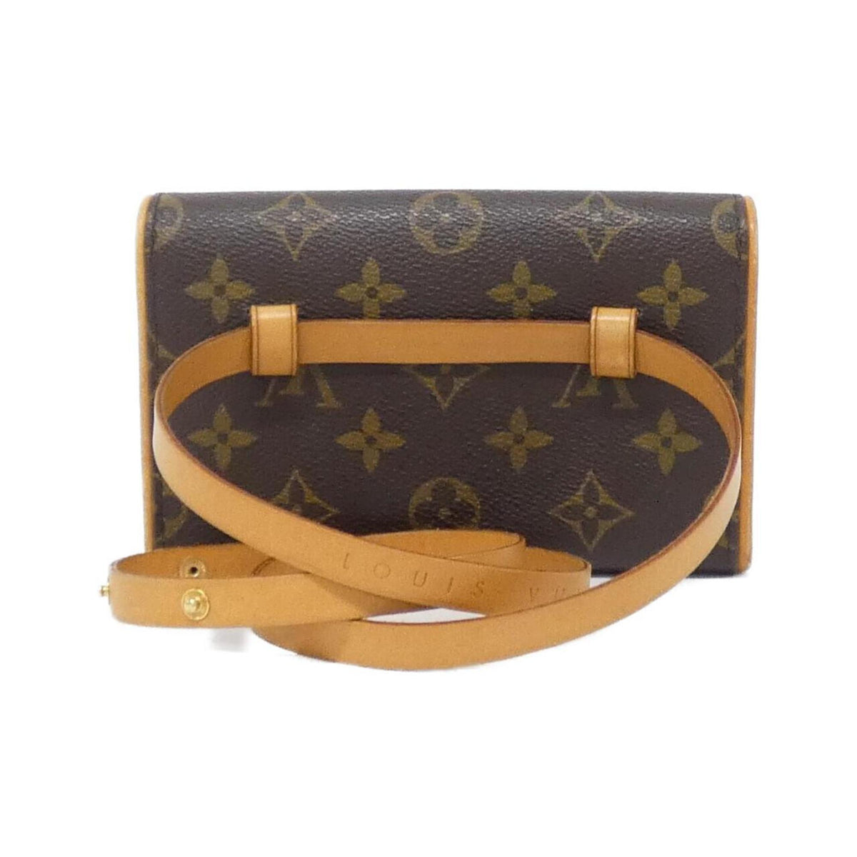 Louis Vuitton Brown Coated Canvas Fanny Pack Pochette (Pre-Owned)