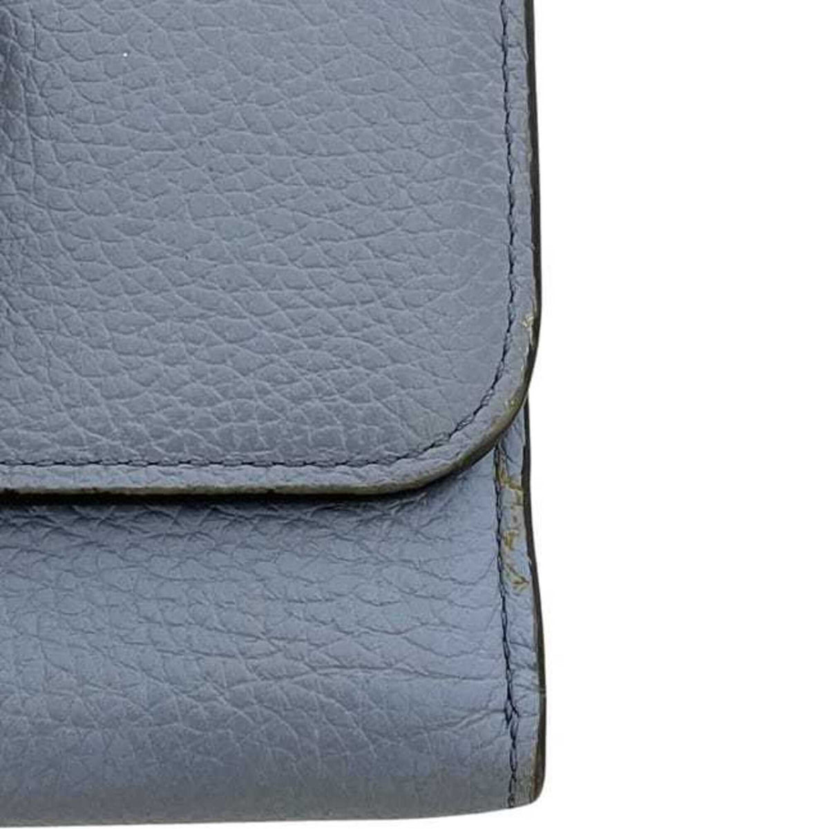 Chloé Blue Light Blue Leather Wallet (Tri-Fold) (Pre-Owned)