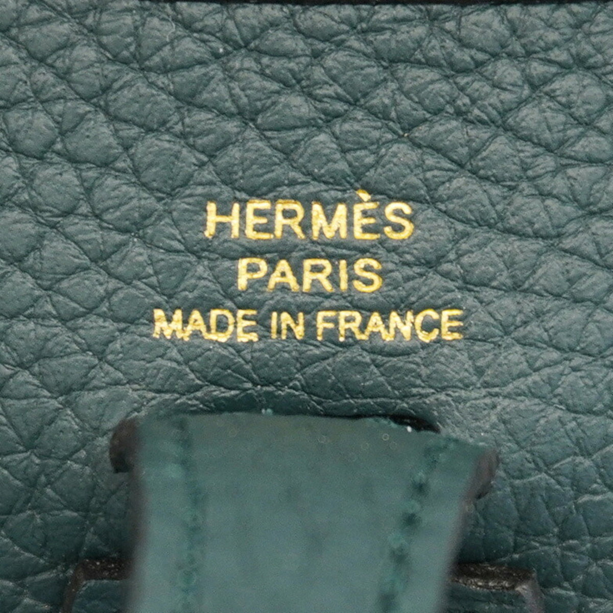 Hermes Blue Taurillon Clemence Leather Shoulder Bag (Pre-Owned)