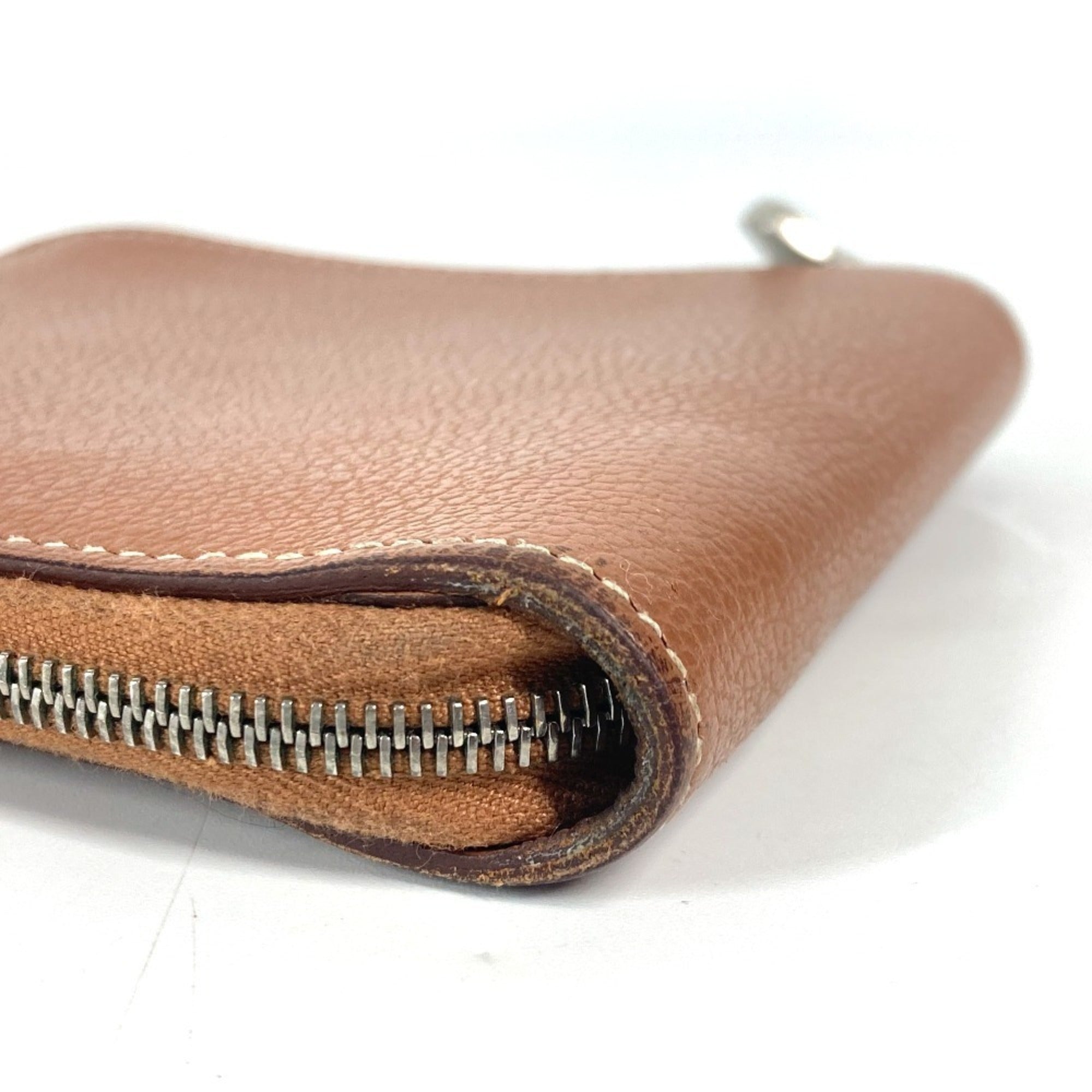 Hermes Brown Evercalf Leather Wallet (Bi-Fold) (Pre-Owned)